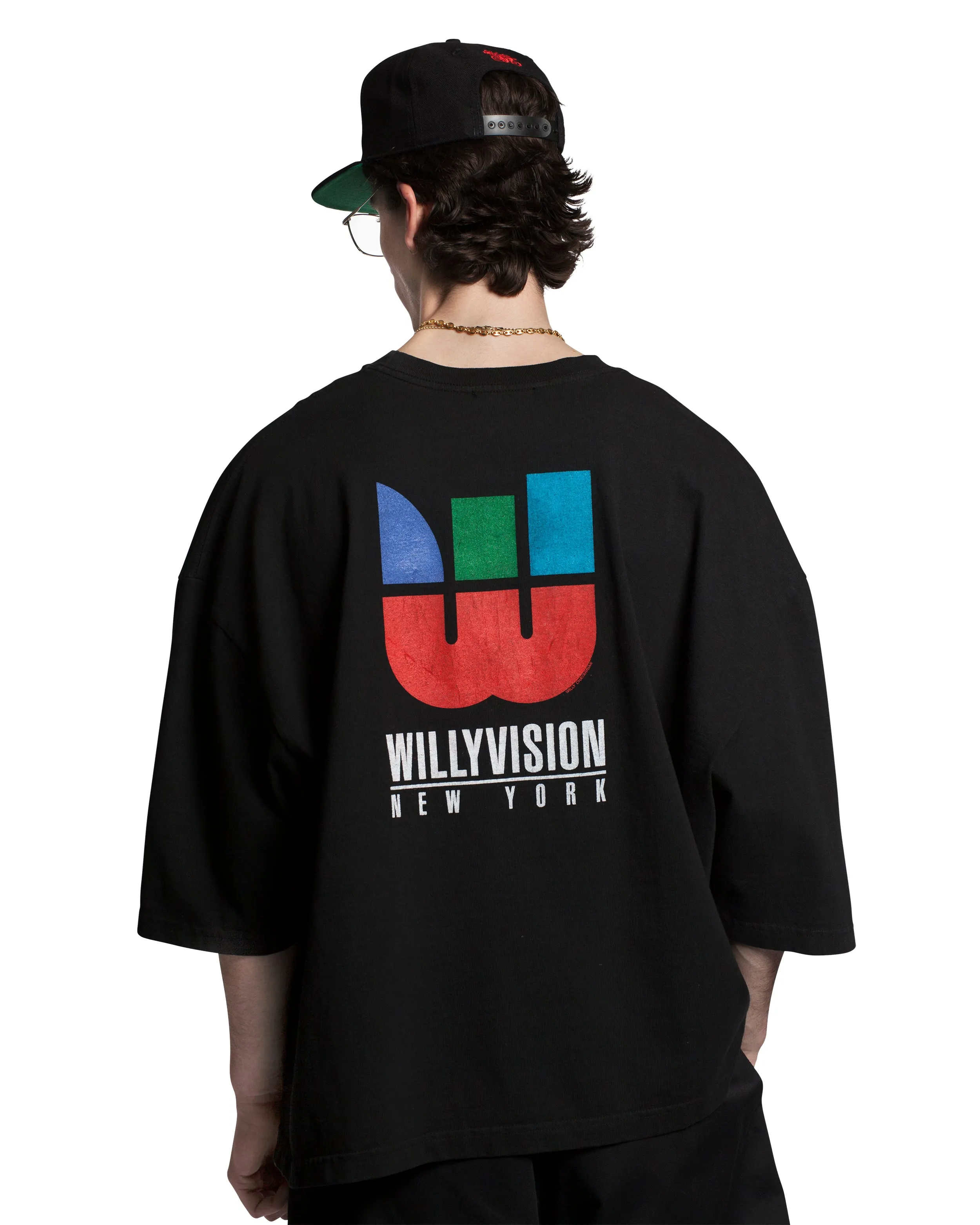 WILLYVISION BUFFALO TEE - BLACK sold by Willy Chavarria product image thumbnail 4