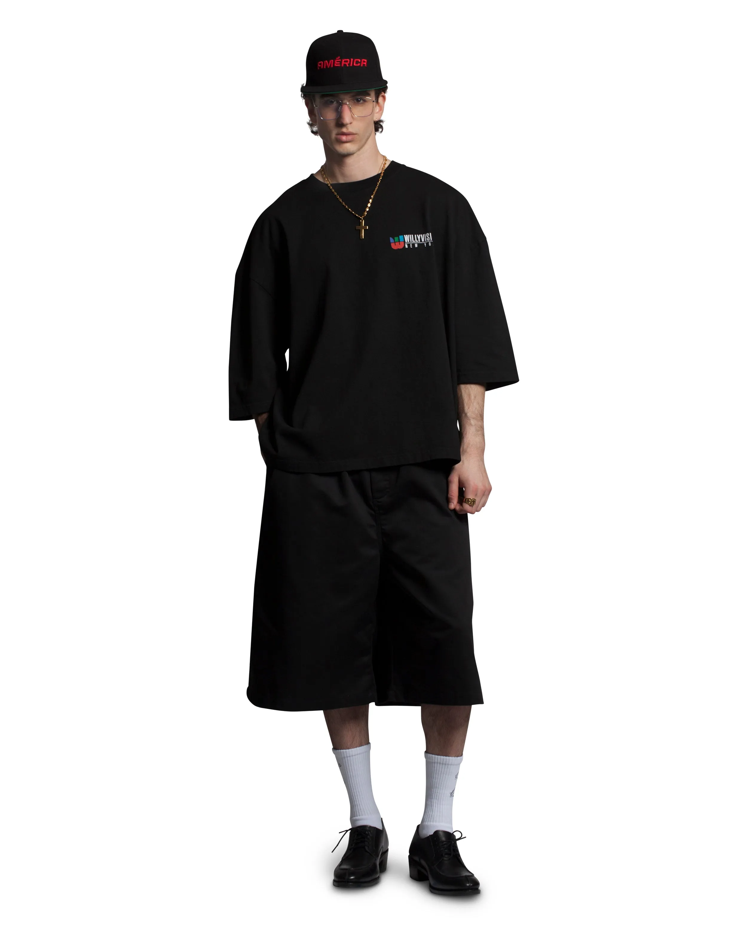 WILLYVISION BUFFALO TEE - BLACK sold by Willy Chavarria product image thumbnail 3