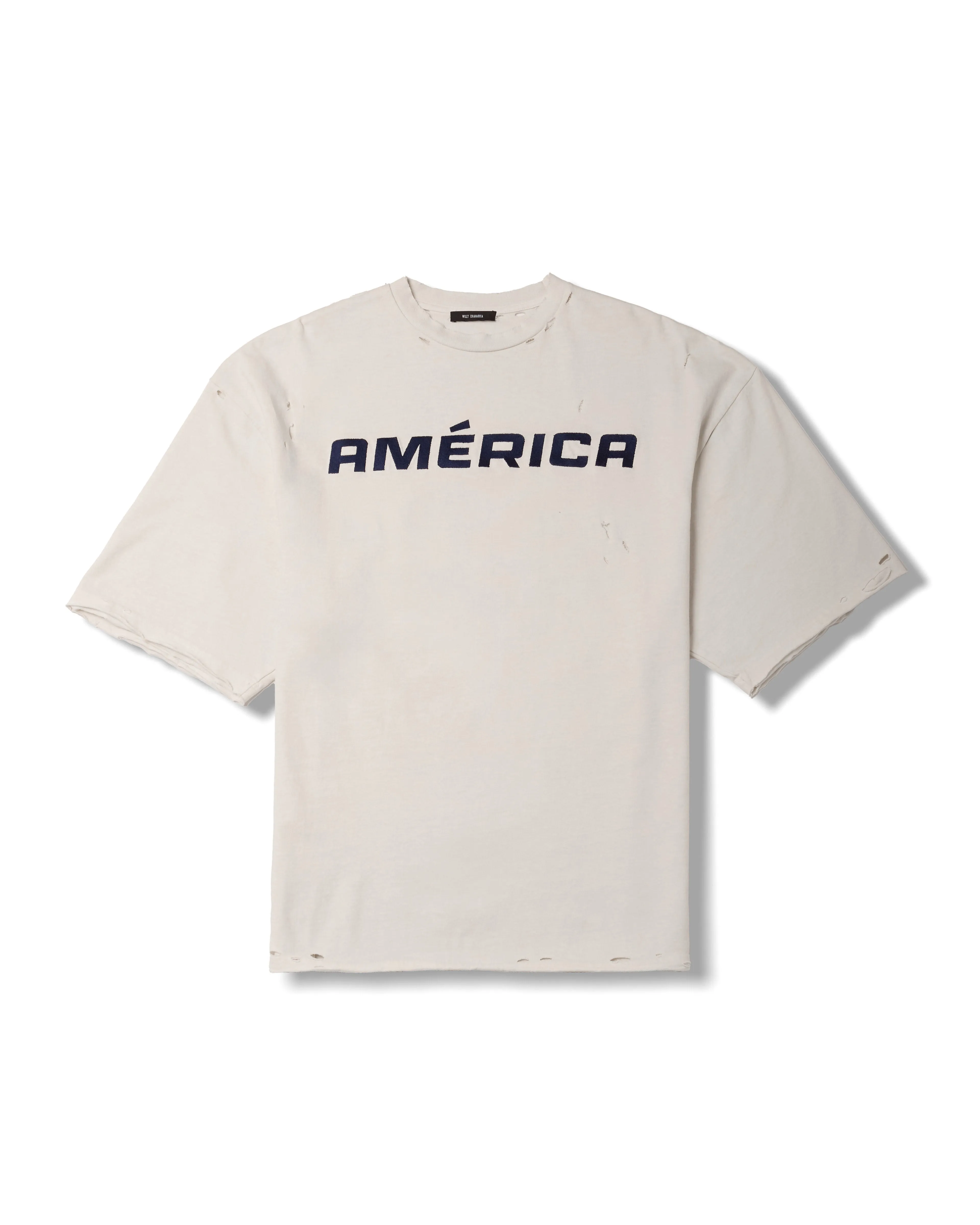AMÉRICA NORTHSIDER TEE - WHITE sold by Willy Chavarria