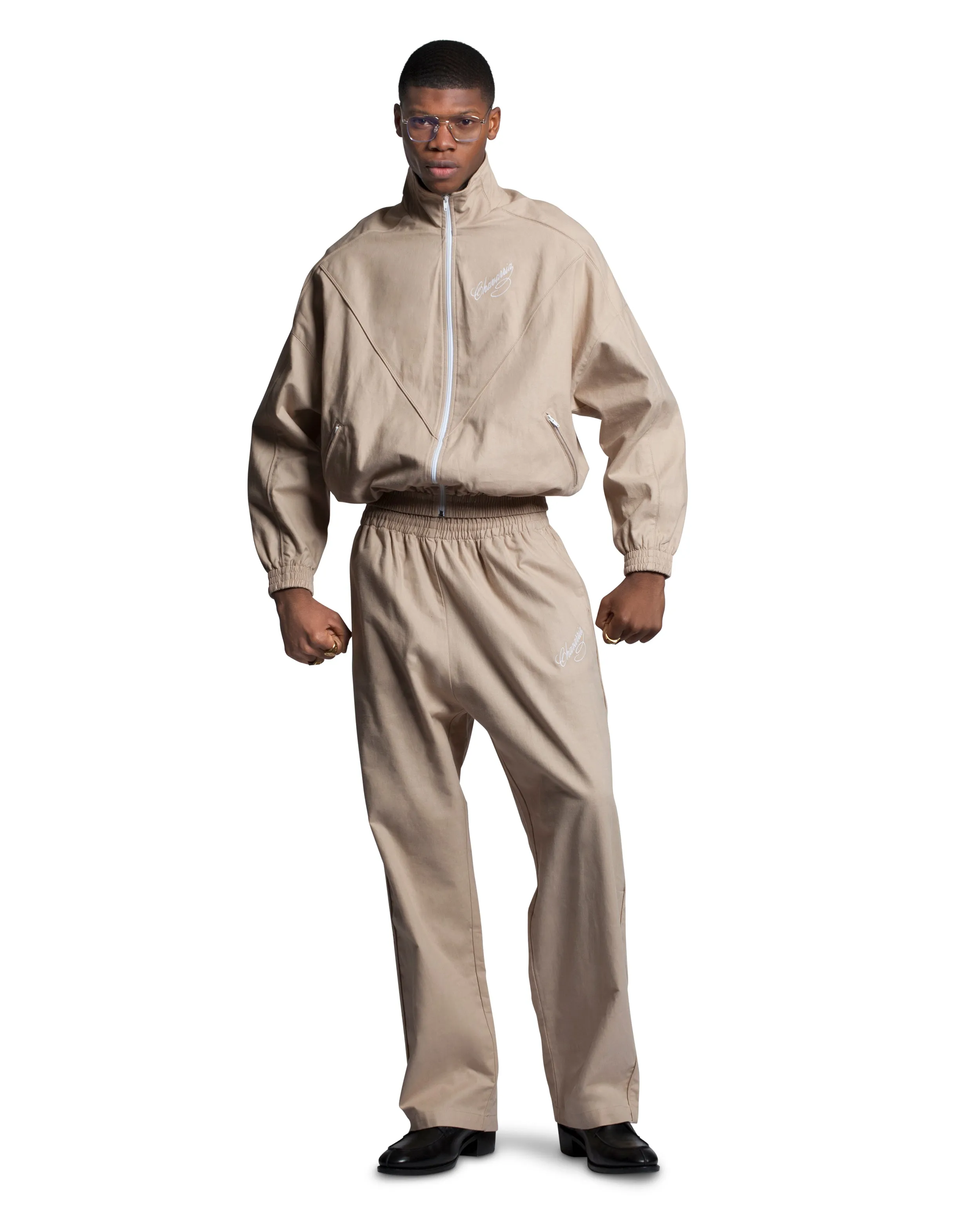 RUFF RIDER TRACK JACKET - KHAKI sold by Willy Chavarria product image thumbnail 3