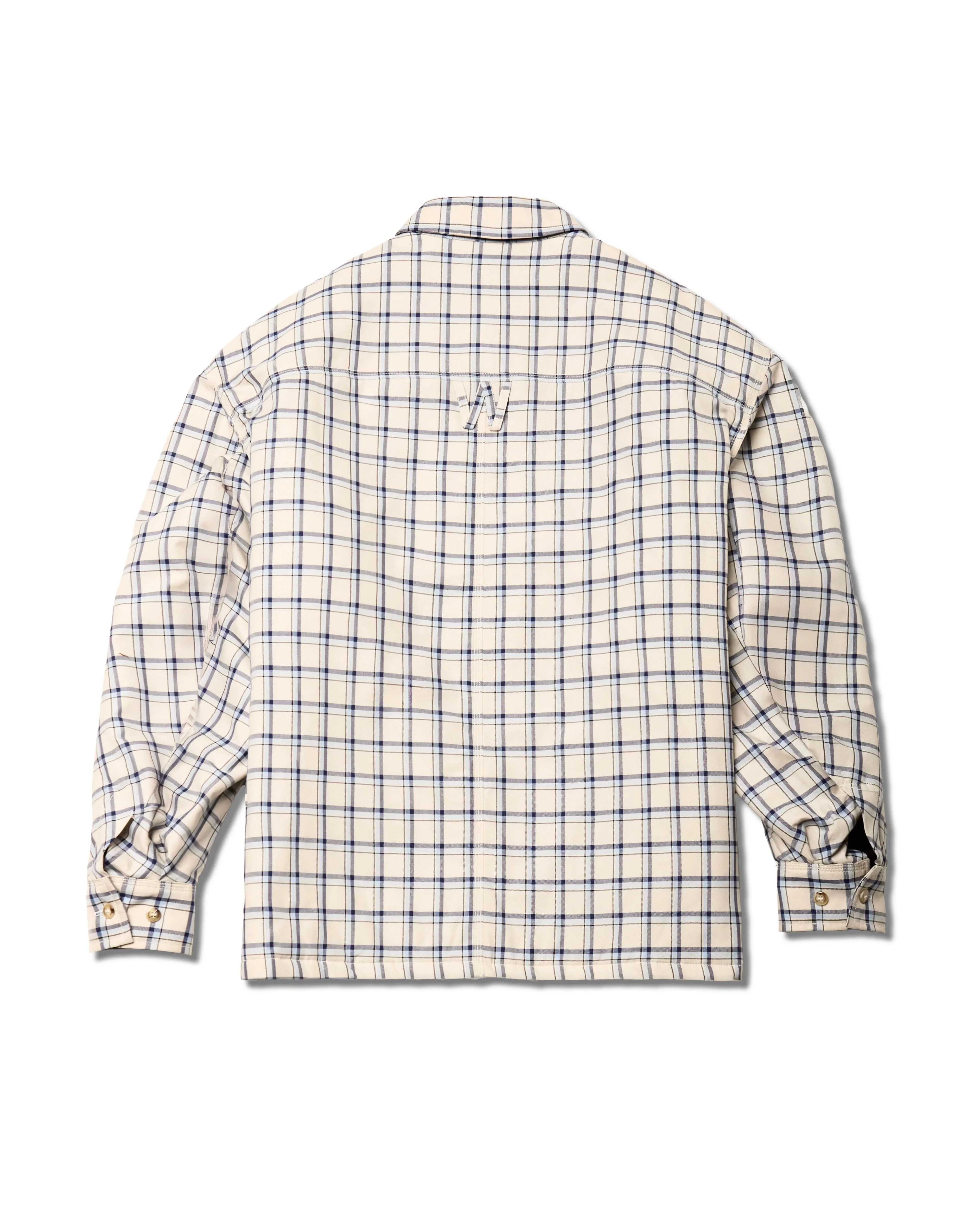 QUILTED OVERSHIRT - LIGHT BLUE sold by Willy Chavarria product image thumbnail 2