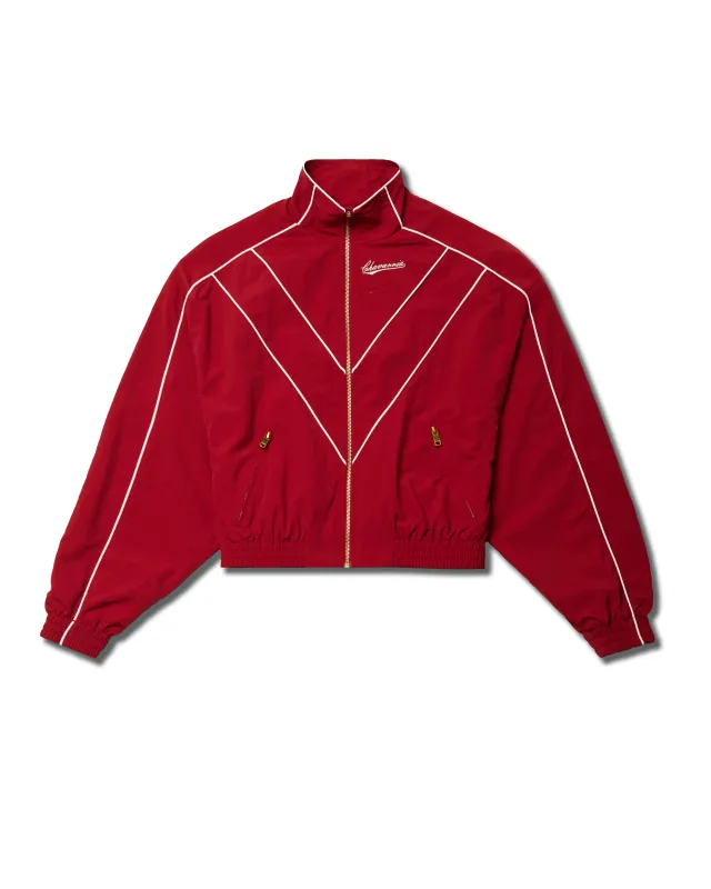 CROPPED BAD BOY JACKET - RED sold by Willy Chavarria