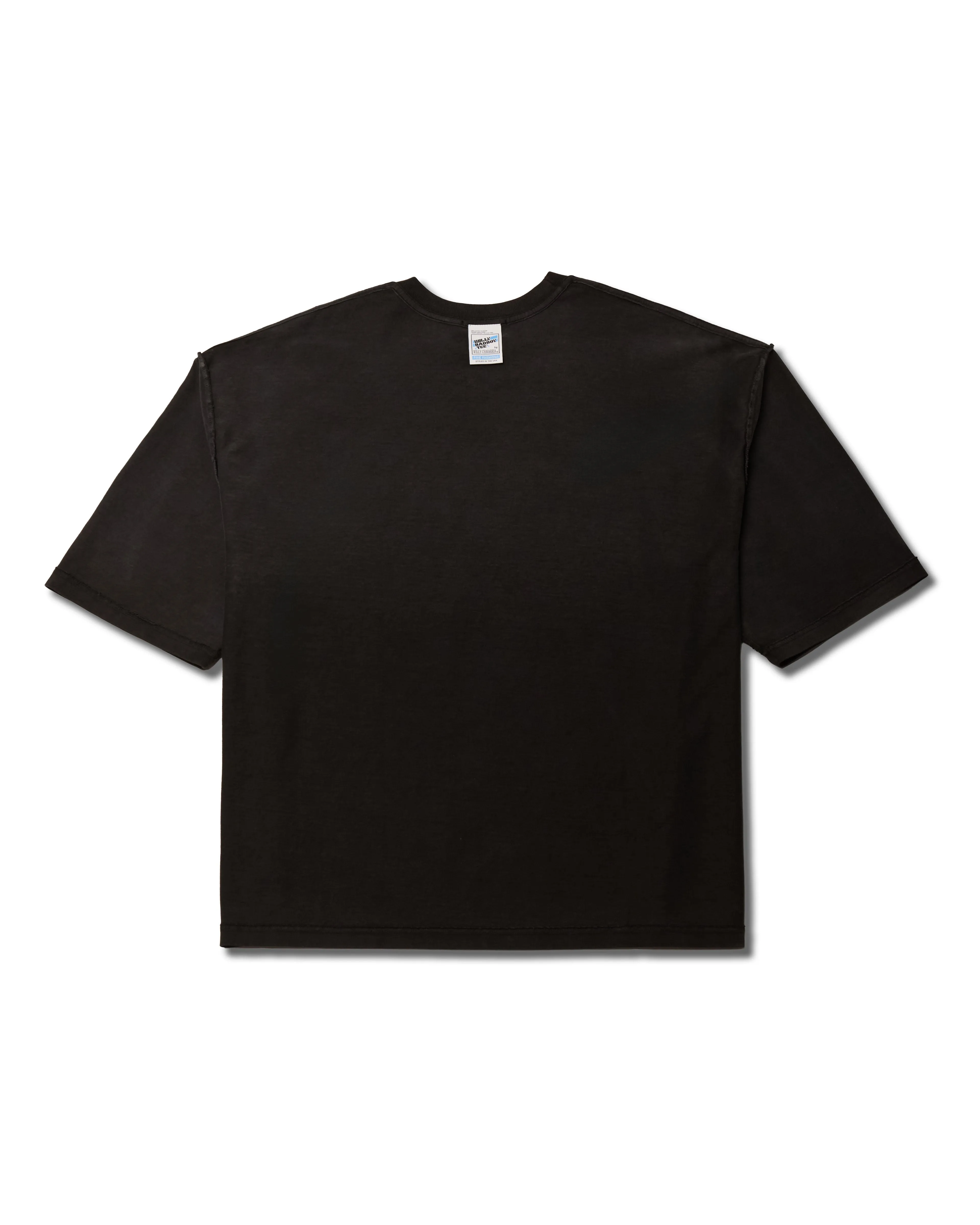 'WILLY' INSIDE OUT BUFFALO TEE - BLACK sold by Willy Chavarria product image thumbnail 2