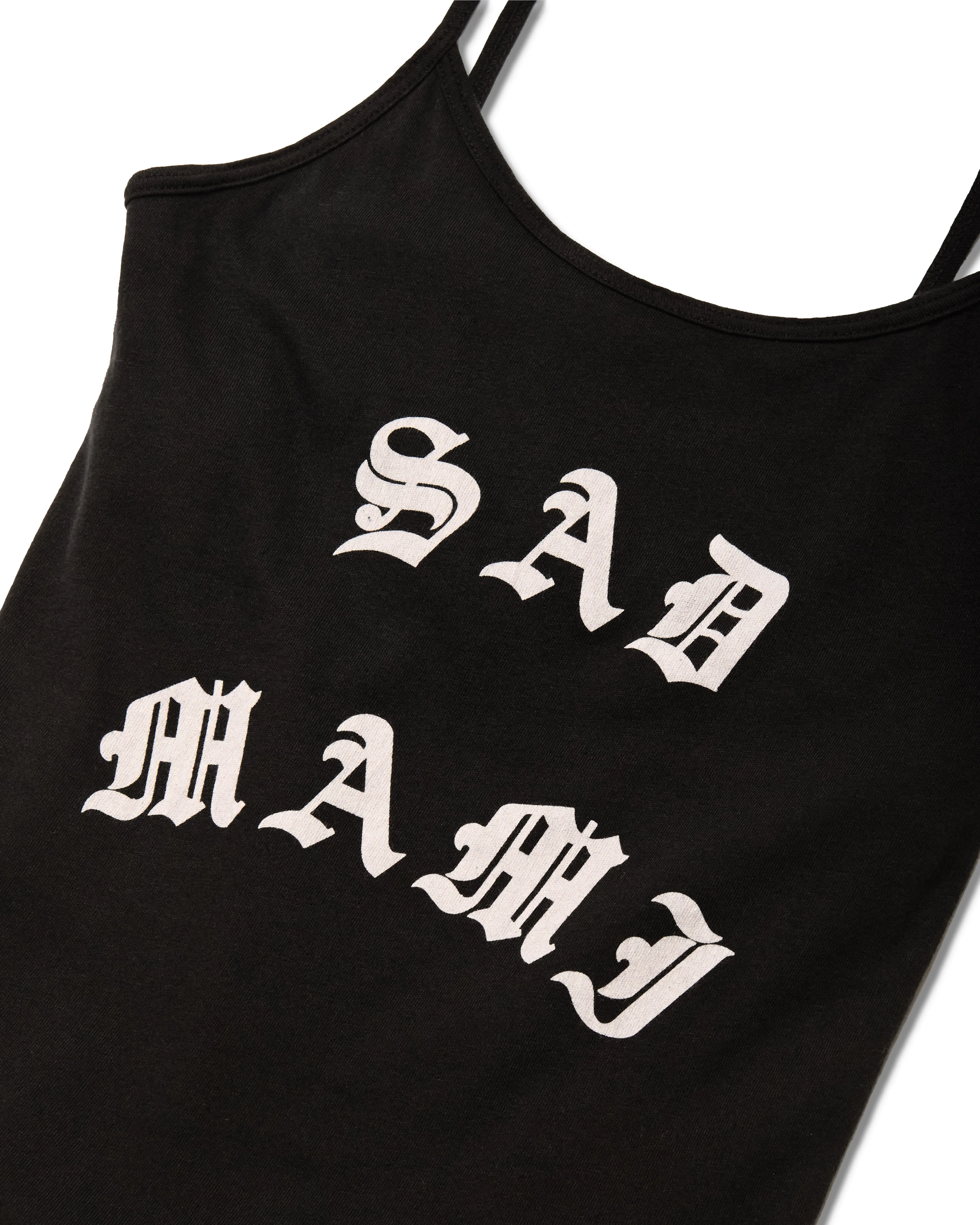 SAD MAMI CHOLITA TANK - BLACK sold by Willy Chavarria product image thumbnail 5