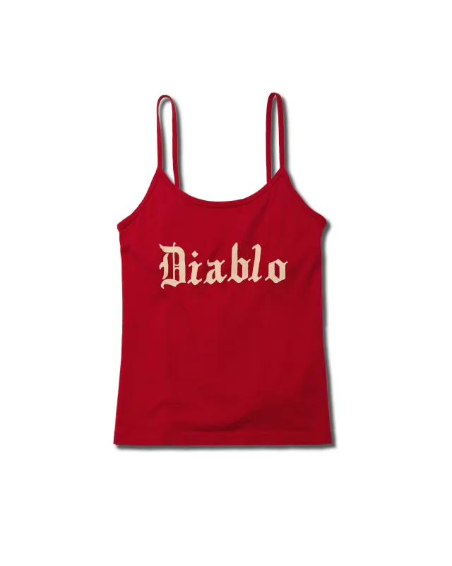 DIABLO CHOLITA TANK - RED sold by Willy Chavarria