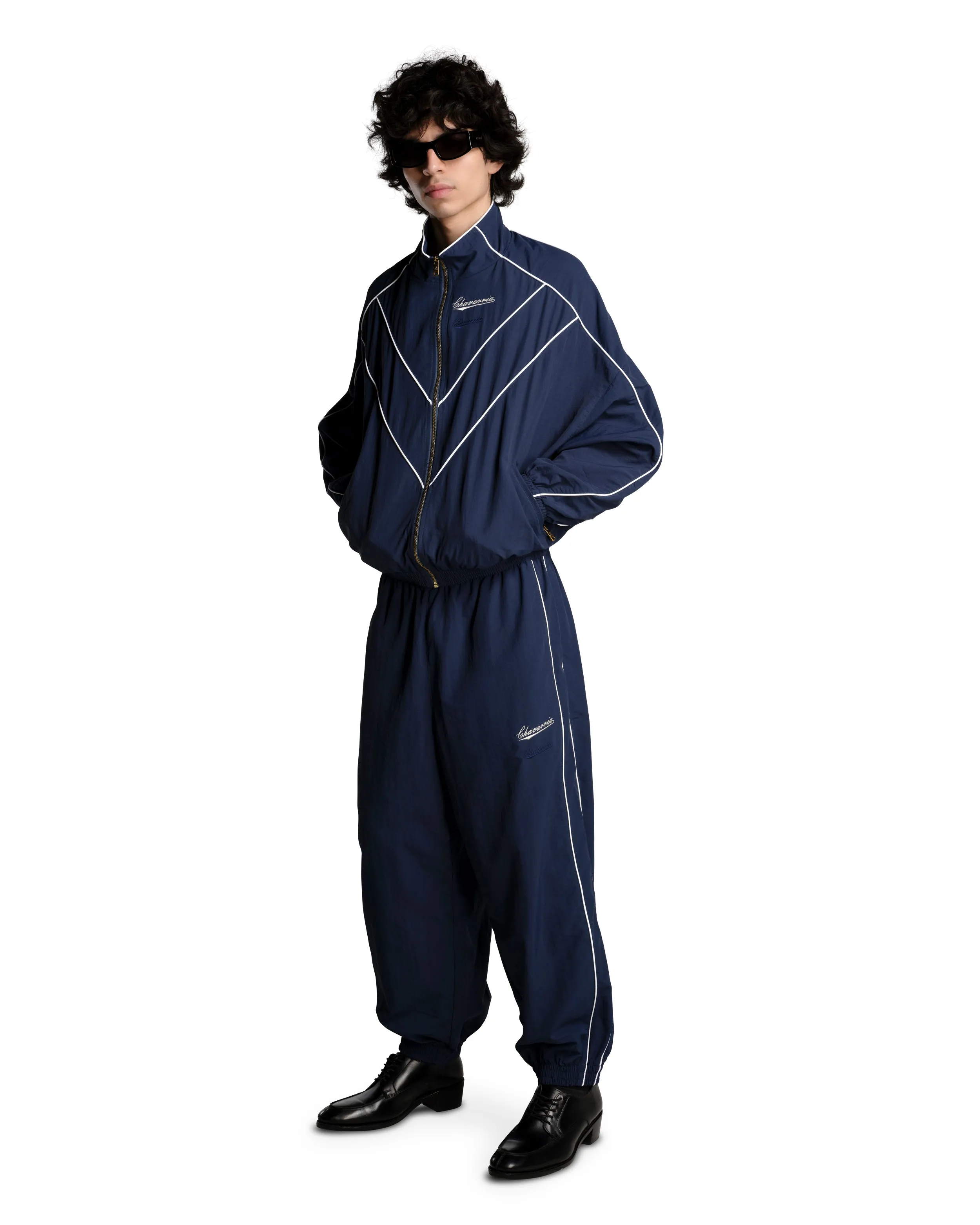 BAD BOY TRACK PANT - PRUSSIAN BLUE sold by Willy Chavarria product image thumbnail 3