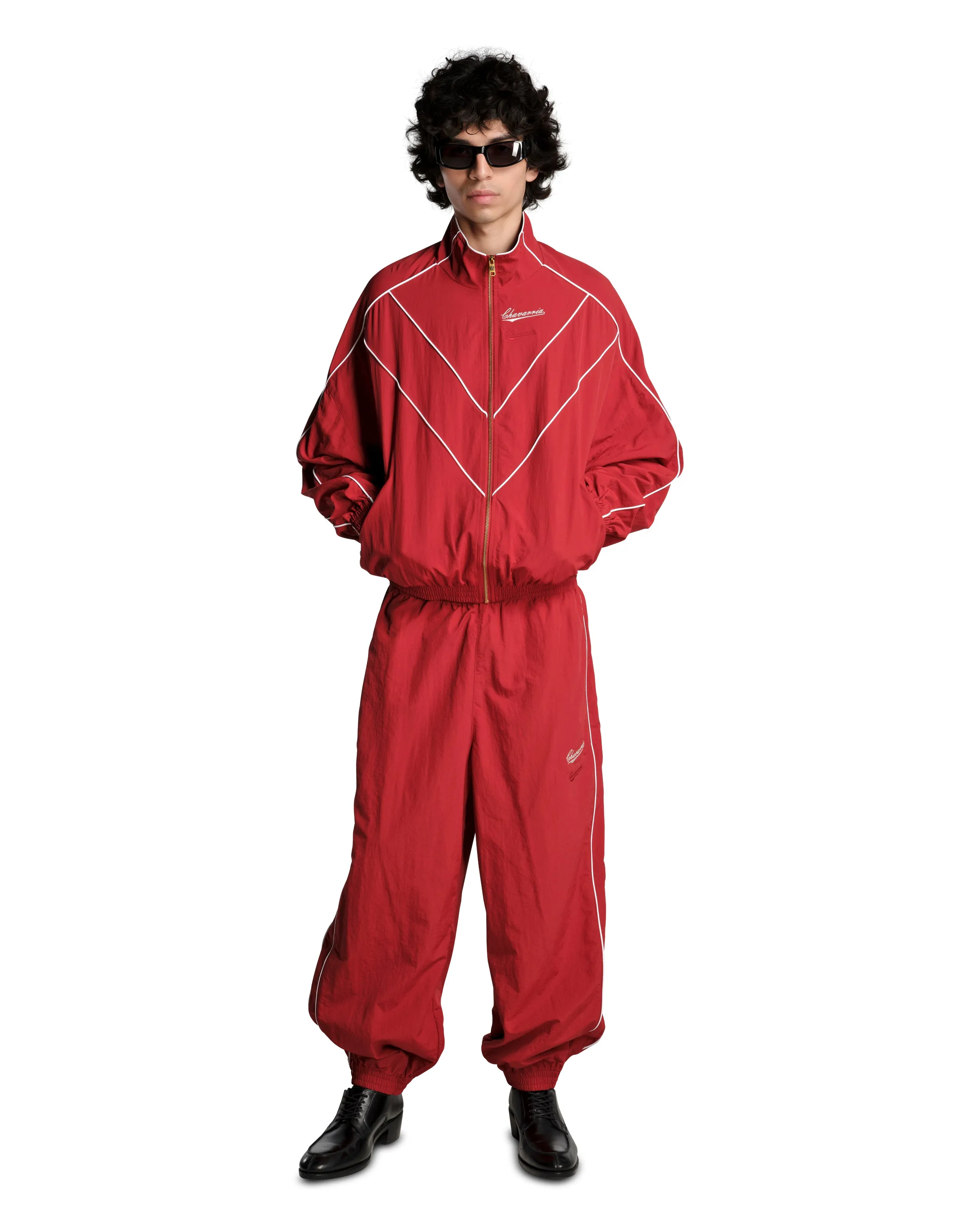 BAD BOY TRACK PANT - RED HOT sold by Willy Chavarria product image thumbnail 3