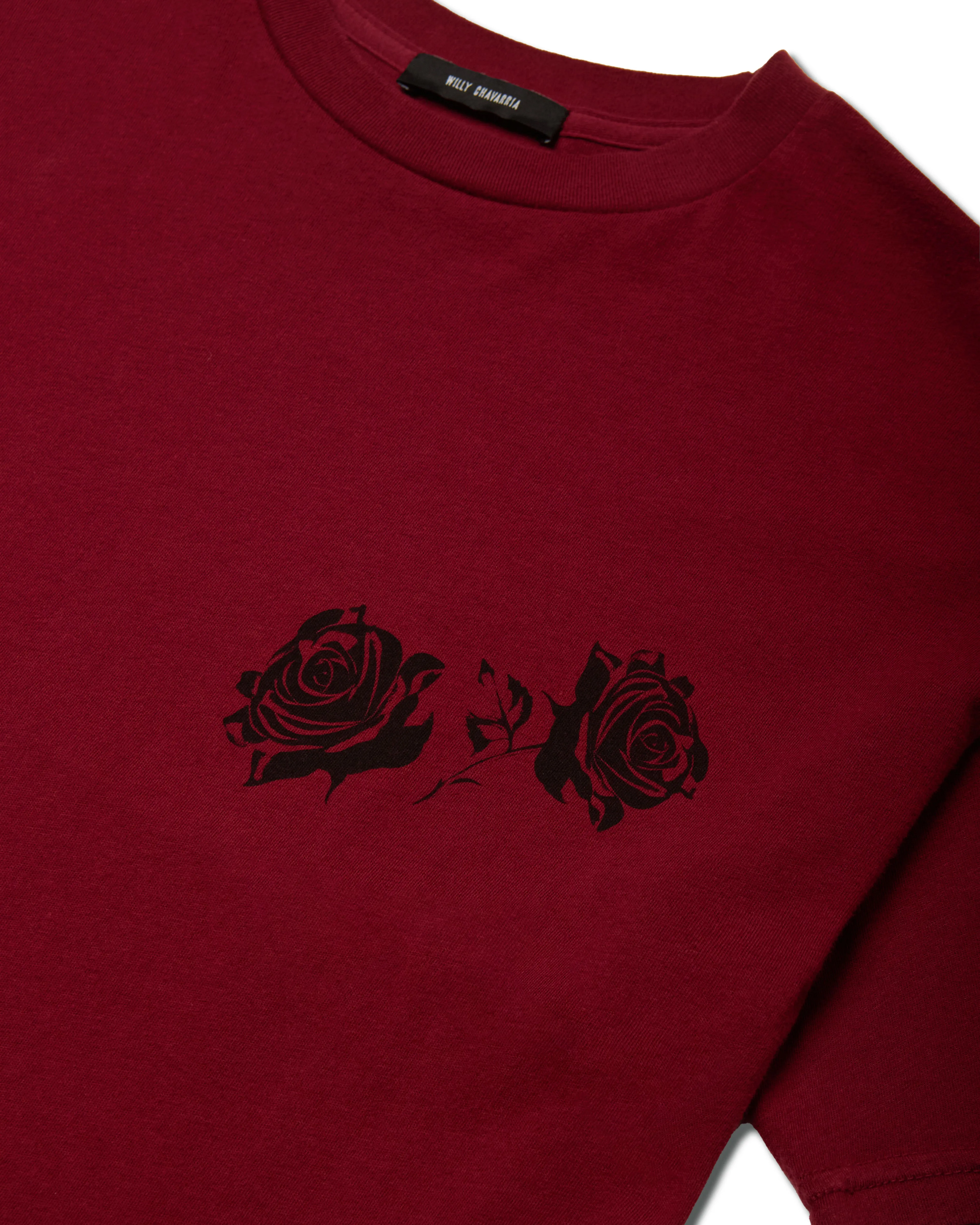 WILLY LABEL EASY TEE - RED sold by Willy Chavarria product image thumbnail 4