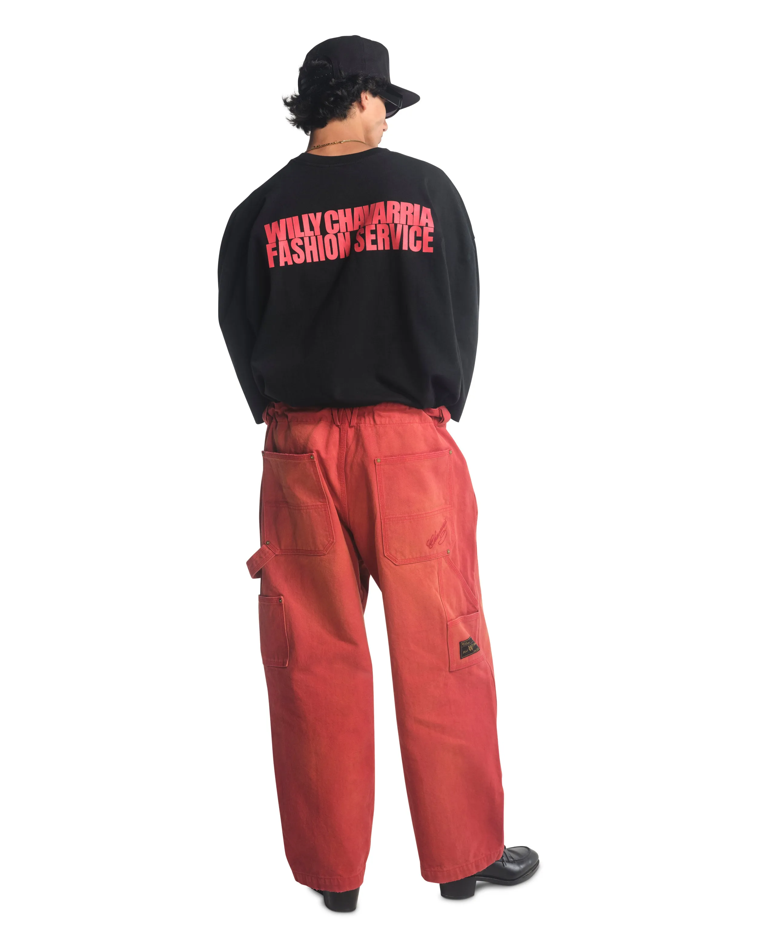 WORKWEAR TOLUCA PANT - RED sold by Willy Chavarria product image thumbnail 5