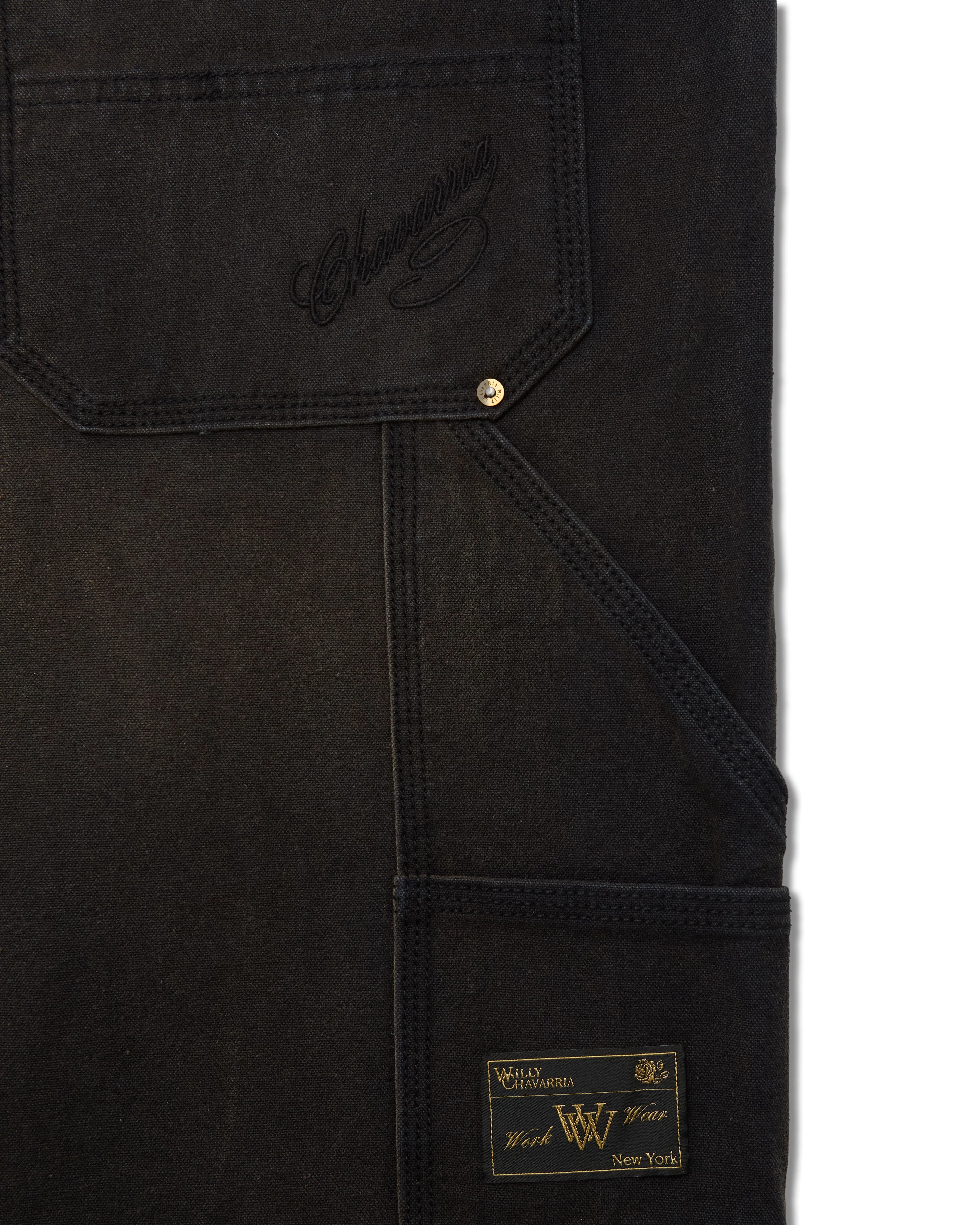 WORKWEAR TOLUCA PANT - BLACK sold by Willy Chavarria product image thumbnail 4