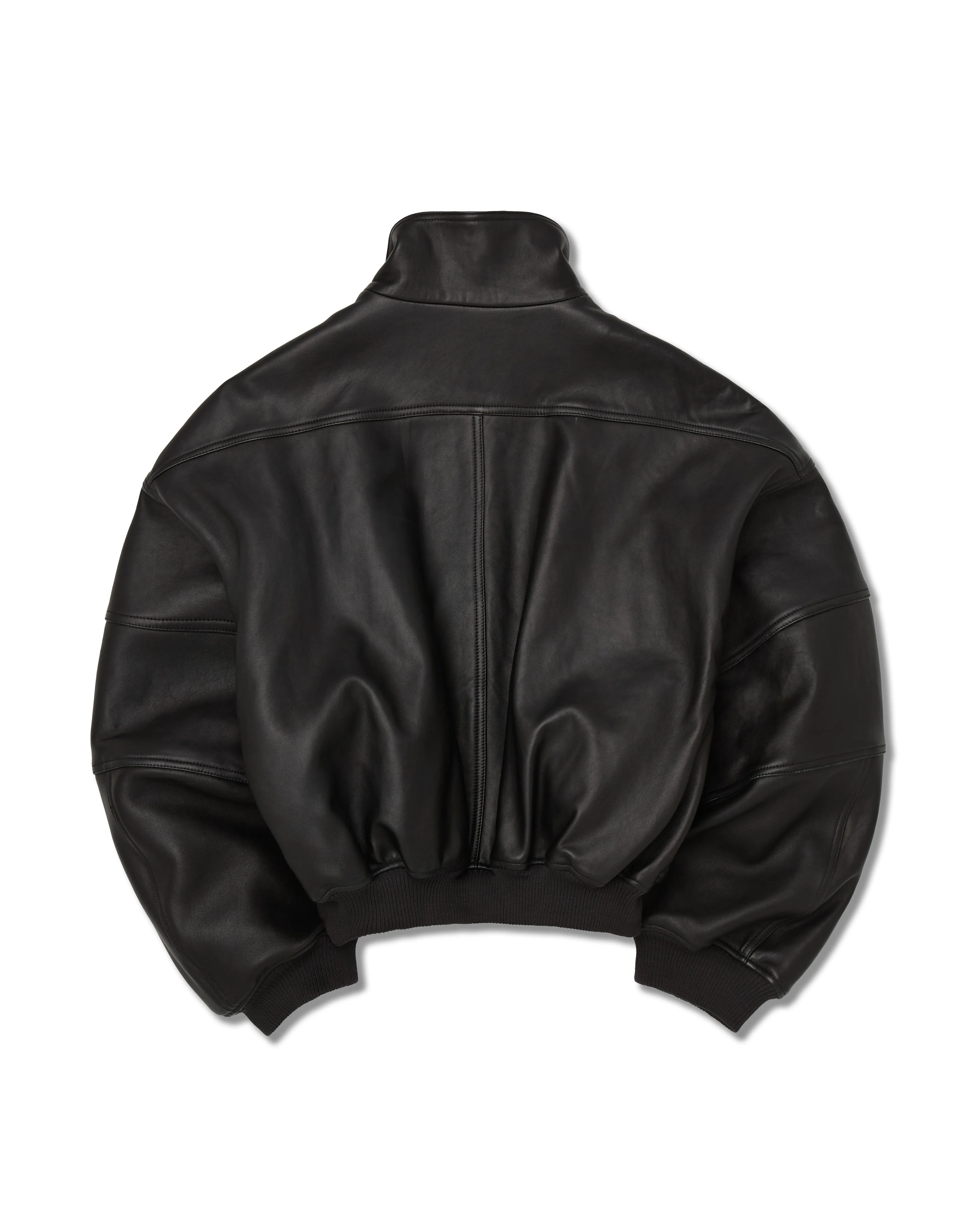 RUFF RIDER LEATHER JACKET - BLACK sold by Willy Chavarria product image thumbnail 2