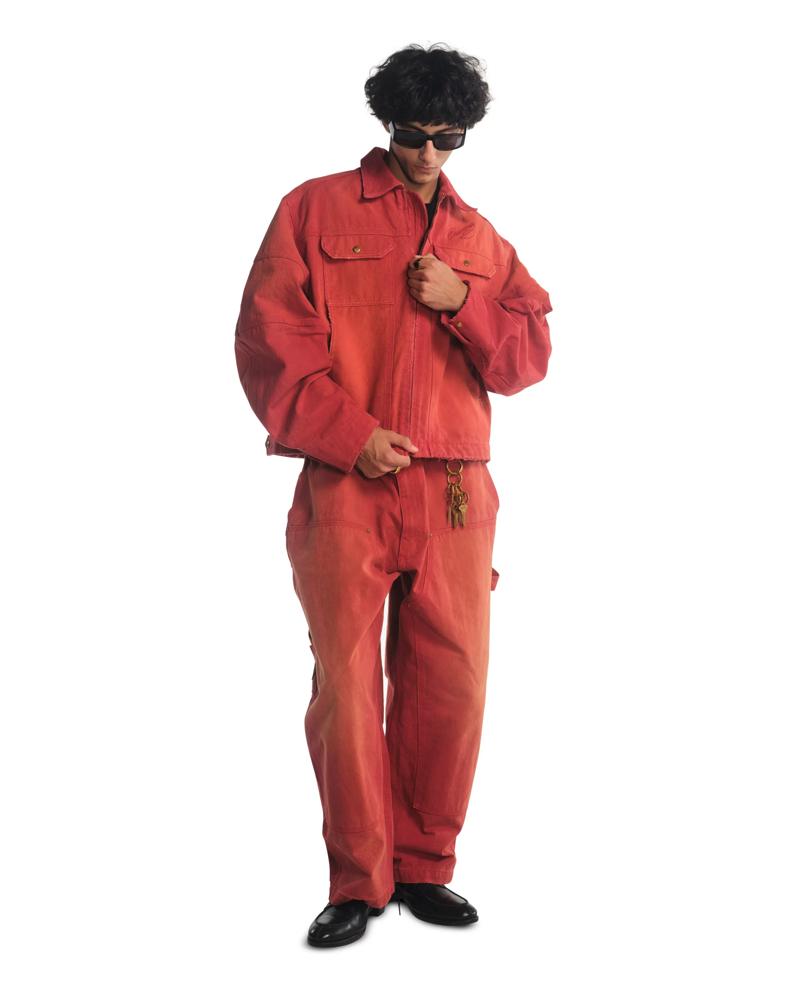 STOCKTON WORK JACKET - RED sold by Willy Chavarria product image thumbnail 3