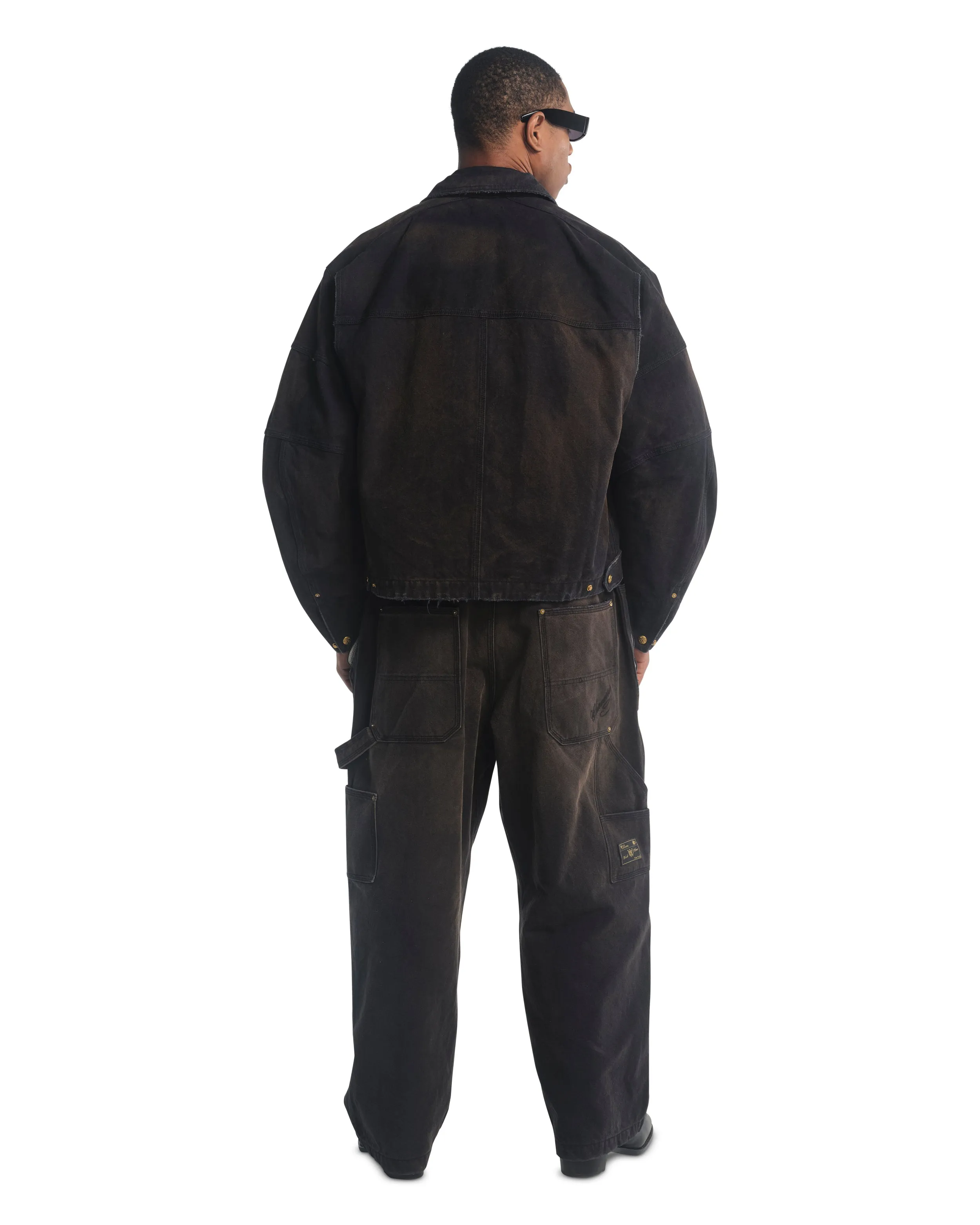 STOCKTON WORK JACKET - BLACK sold by Willy Chavarria product image thumbnail 5