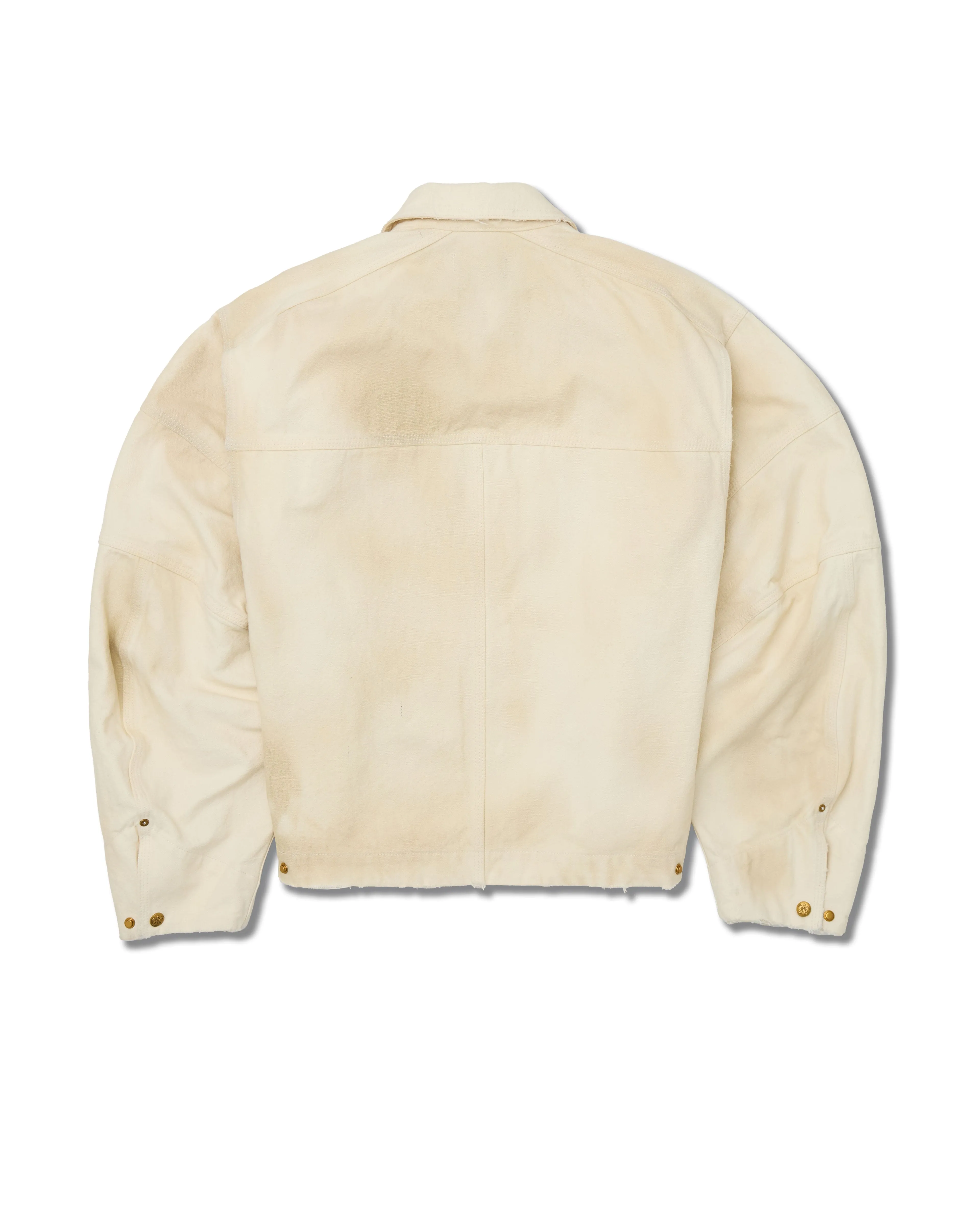 STOCKTON WORK JACKET - WHITE sold by Willy Chavarria product image thumbnail 2