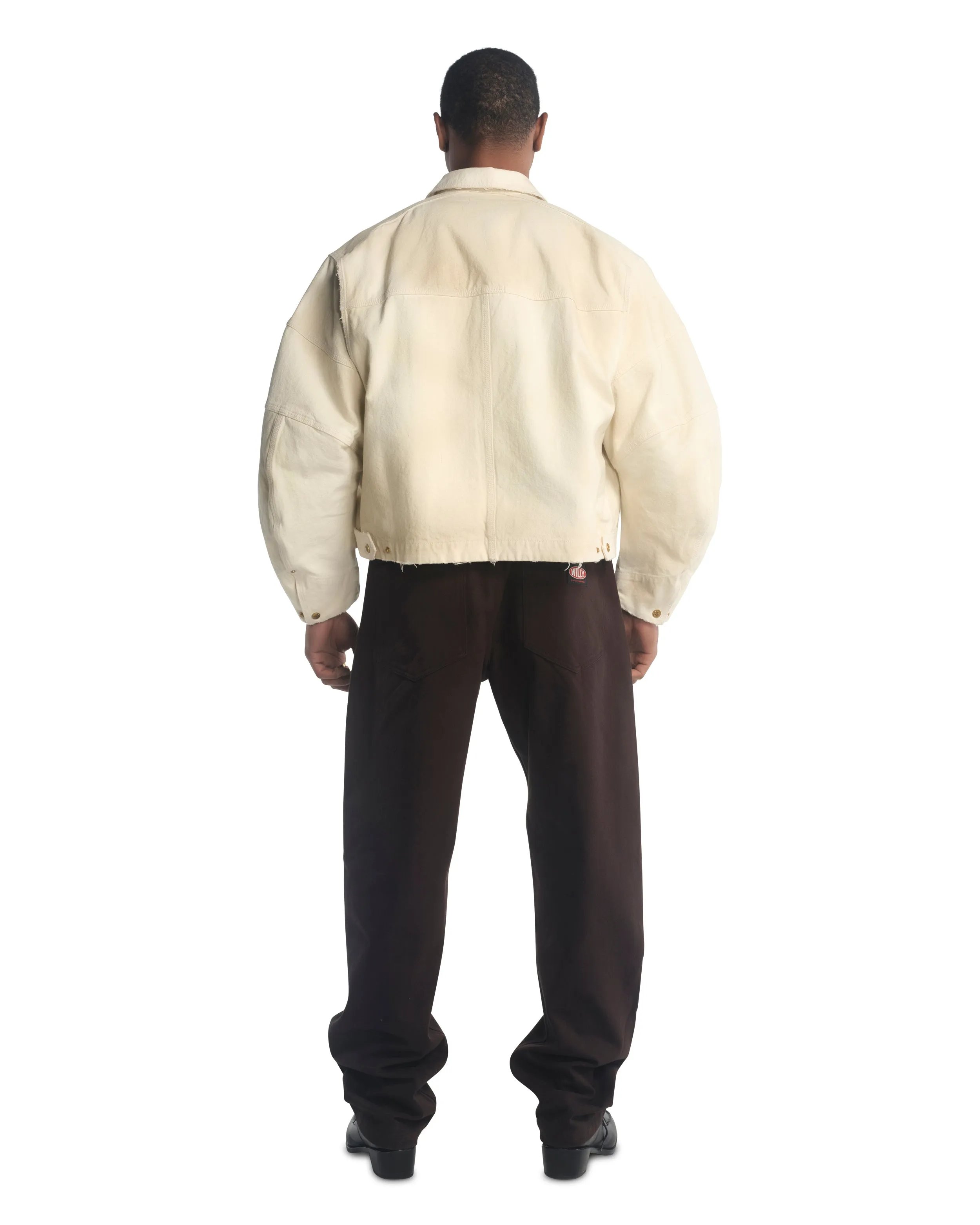 STOCKTON WORK JACKET - WHITE sold by Willy Chavarria product image thumbnail 5