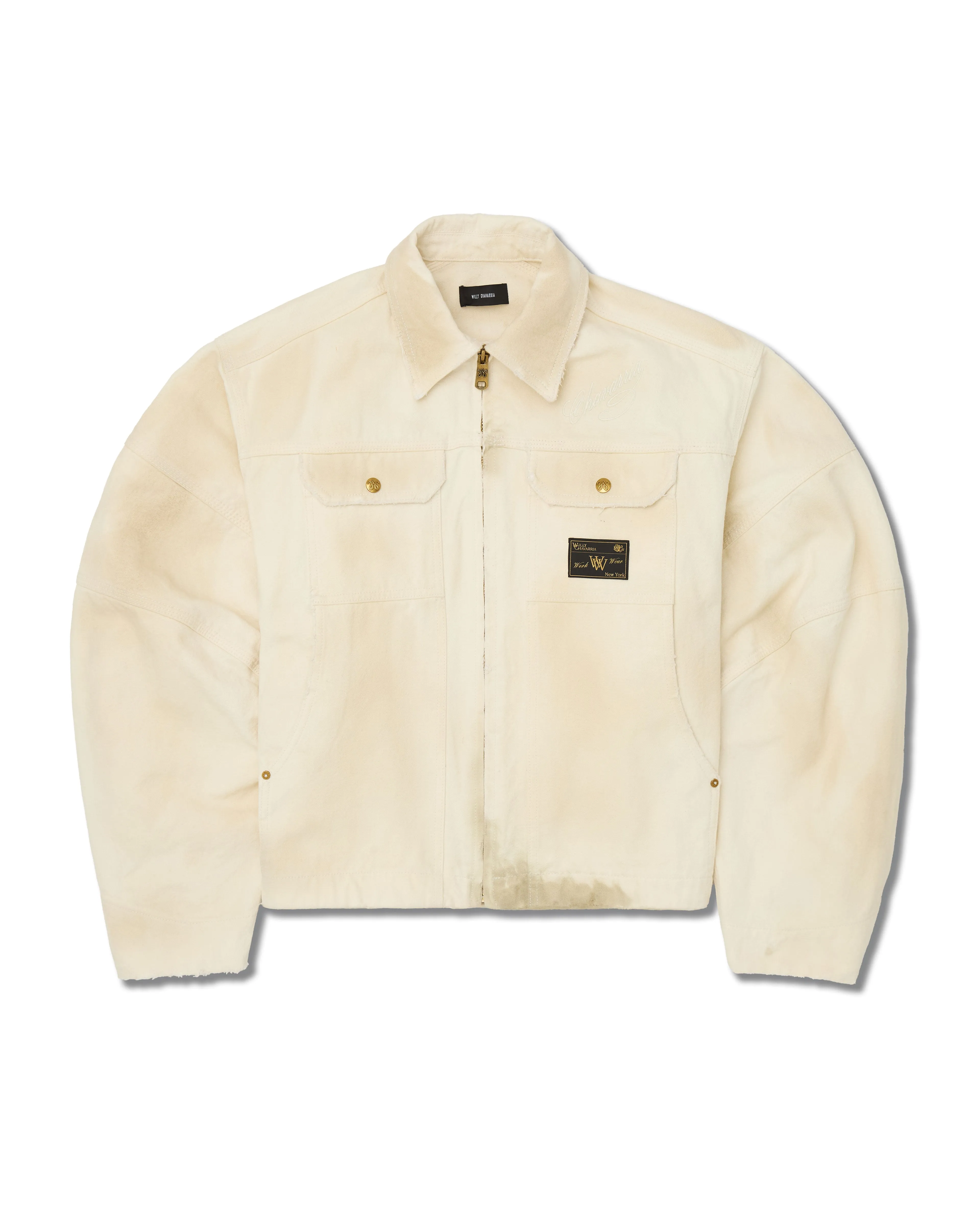 STOCKTON WORK JACKET - WHITE sold by Willy Chavarria