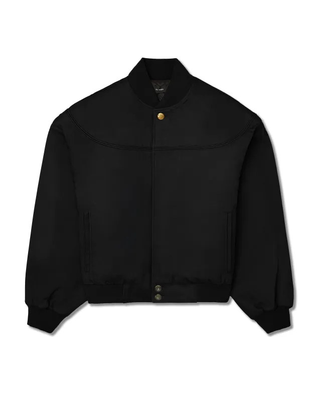 GAS STATION BOMBER - BLACK sold by Willy Chavarria