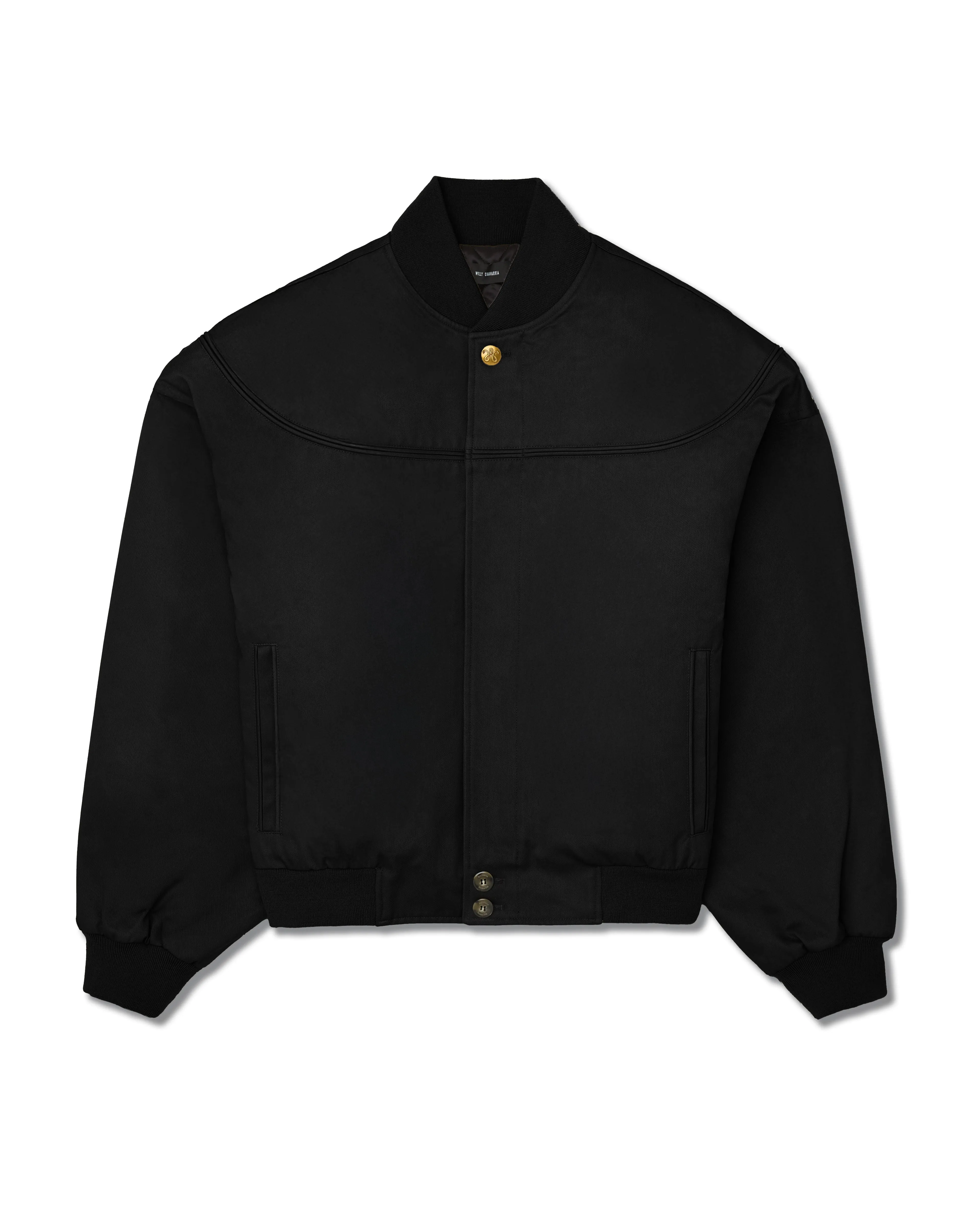 GAS STATION BOMBER - BLACK sold by Willy Chavarria