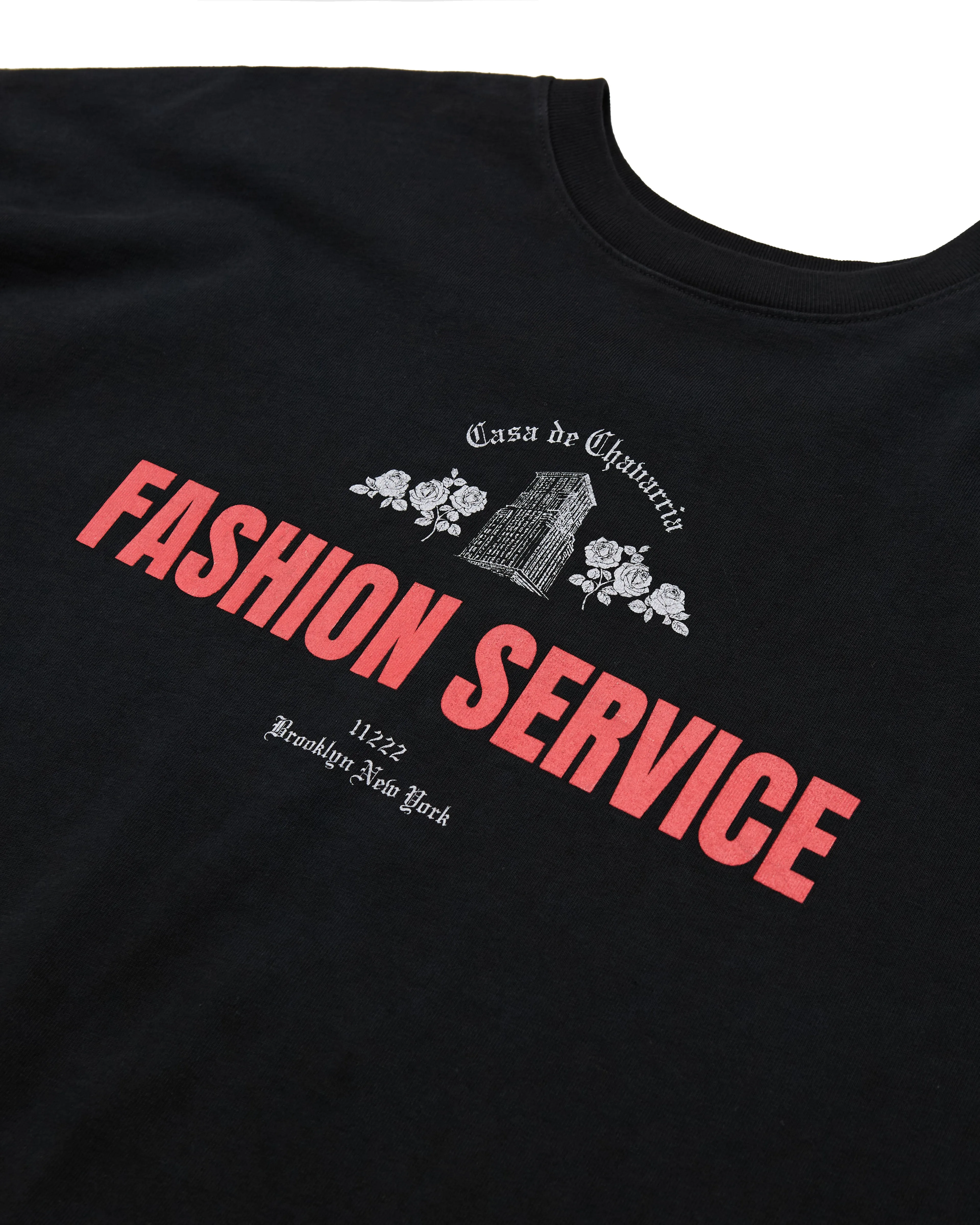 CASA DE CHAVARRIA BUFFALO TEE - BLACK sold by Willy Chavarria product image thumbnail 3