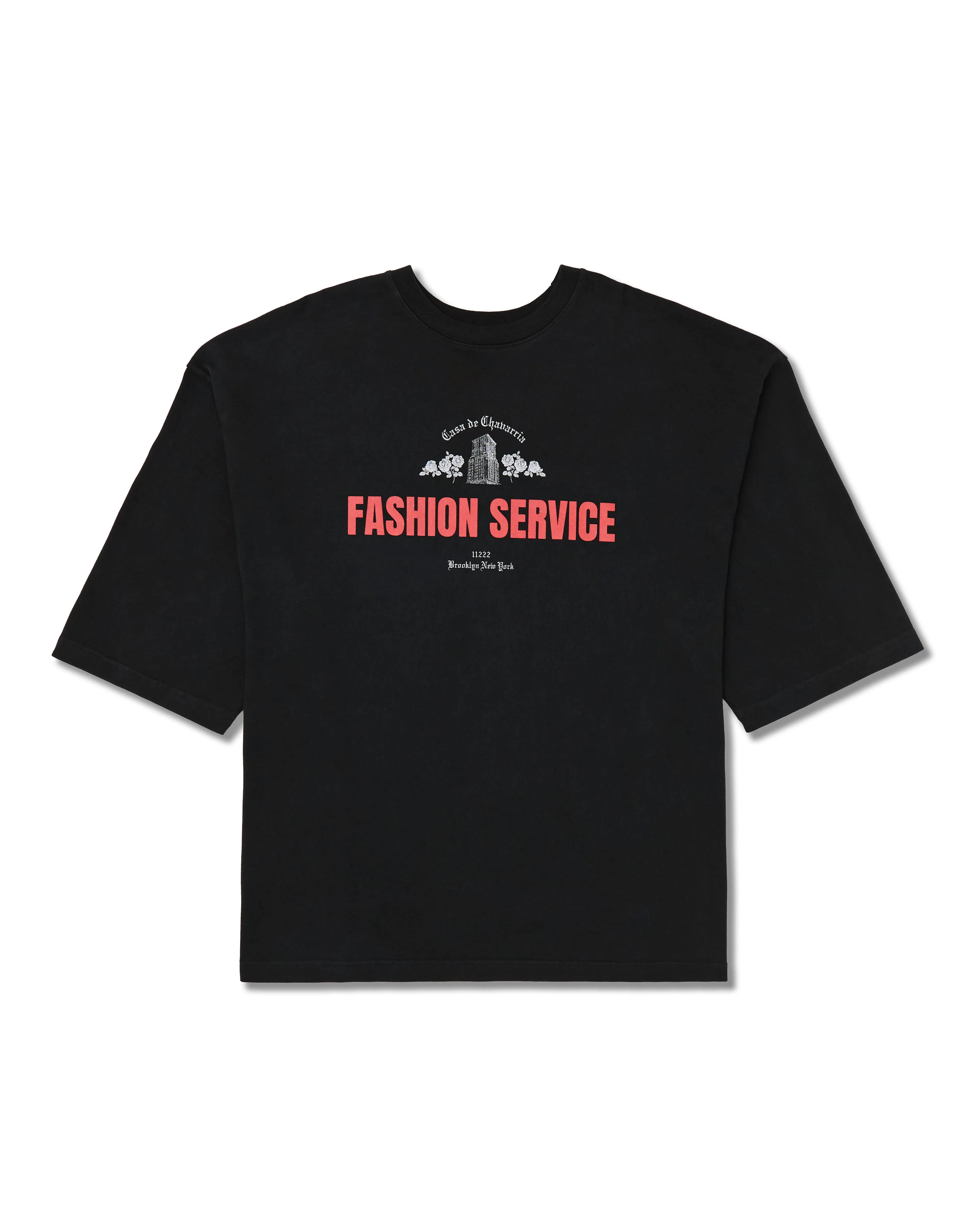 CASA DE CHAVARRIA BUFFALO TEE - BLACK sold by Willy Chavarria