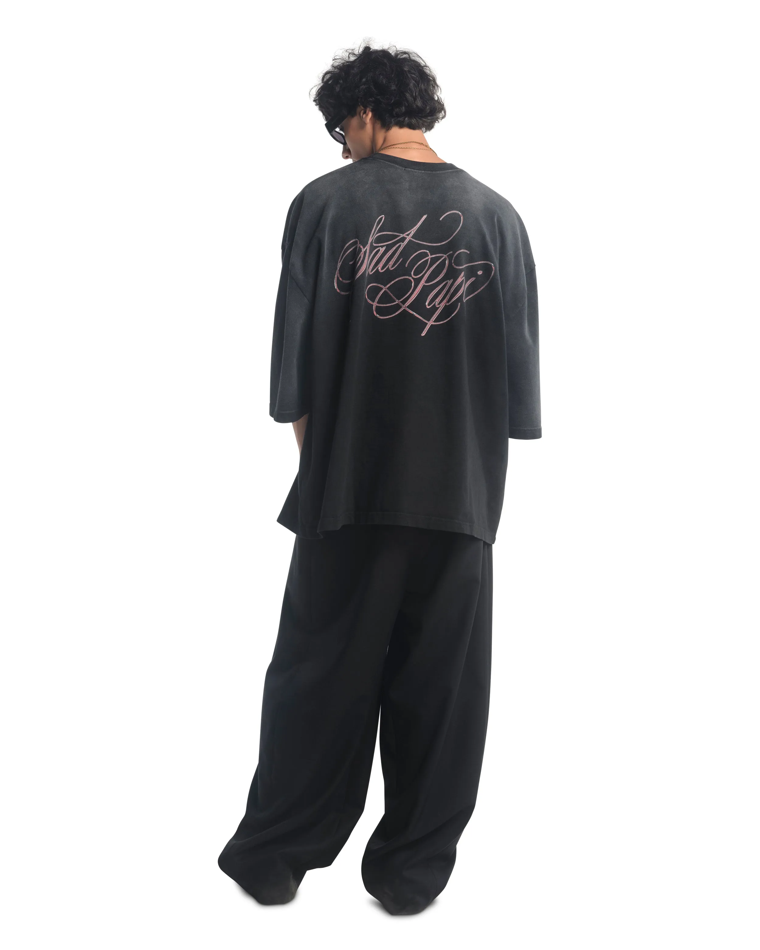 SAD PAPI BUFFALO TEE - BLACK sold by Willy Chavarria product image thumbnail 5