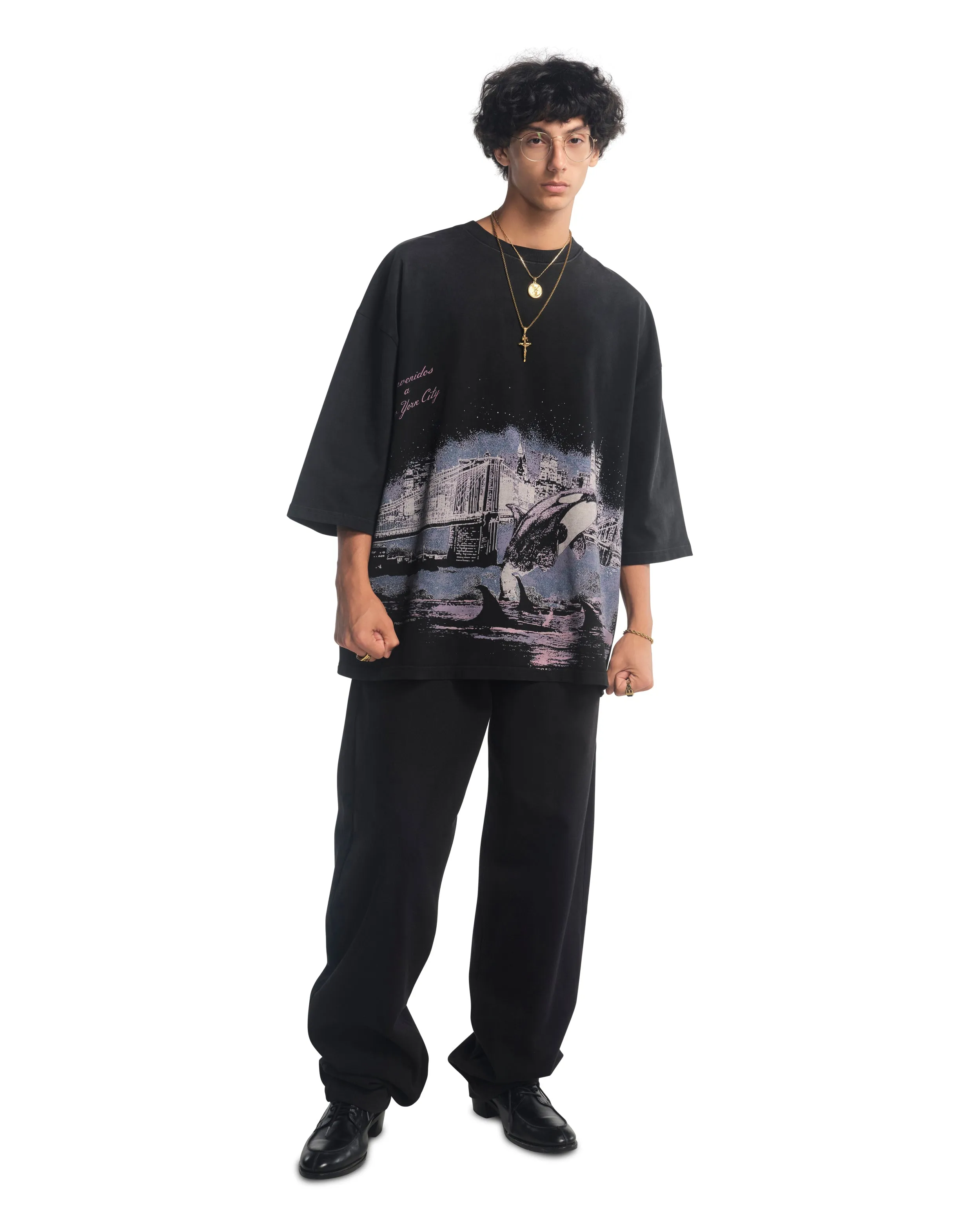 FREE WILLY BUFFALO TEE - BLACK sold by Willy Chavarria product image thumbnail 3