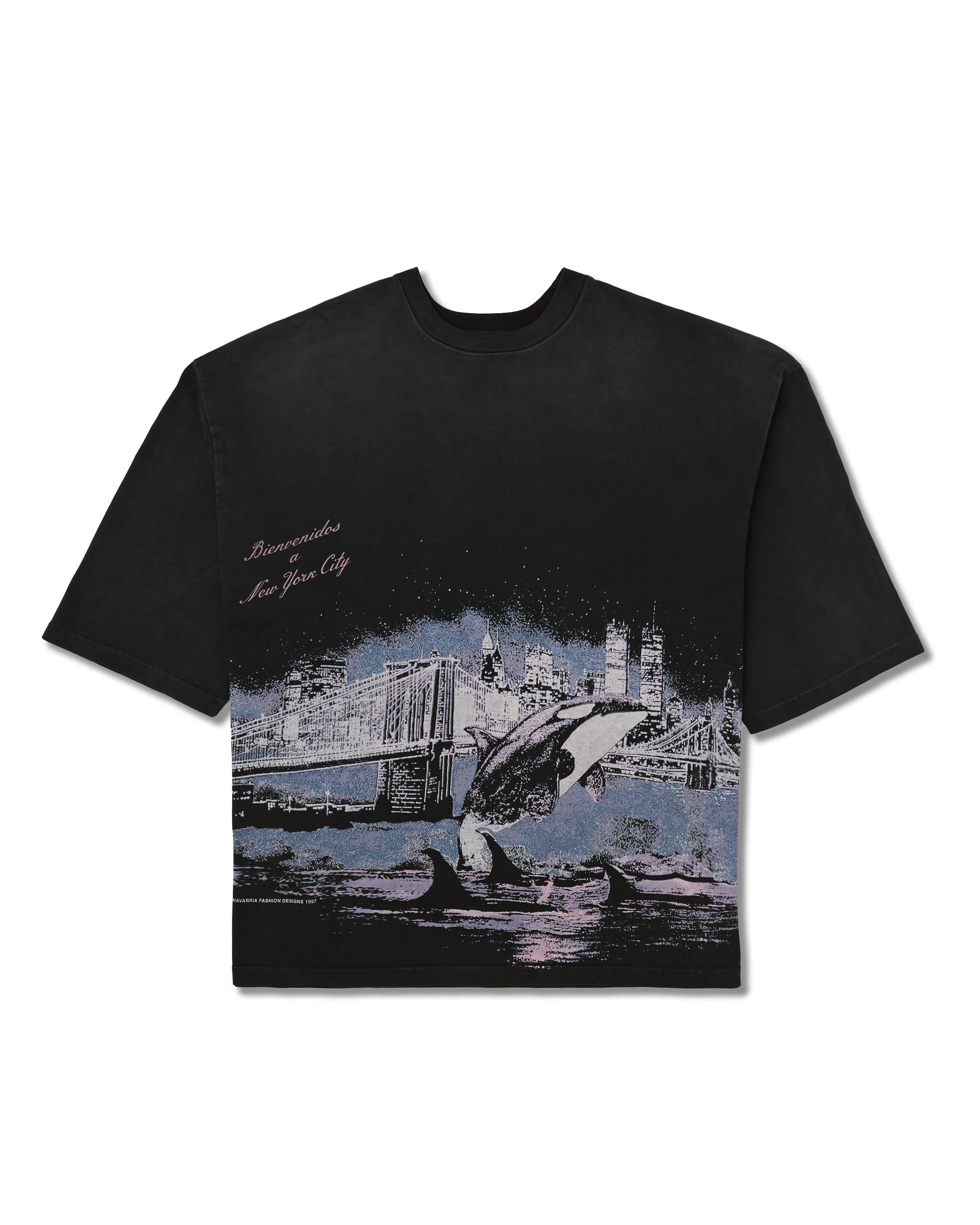 FREE WILLY BUFFALO TEE - BLACK sold by Willy Chavarria