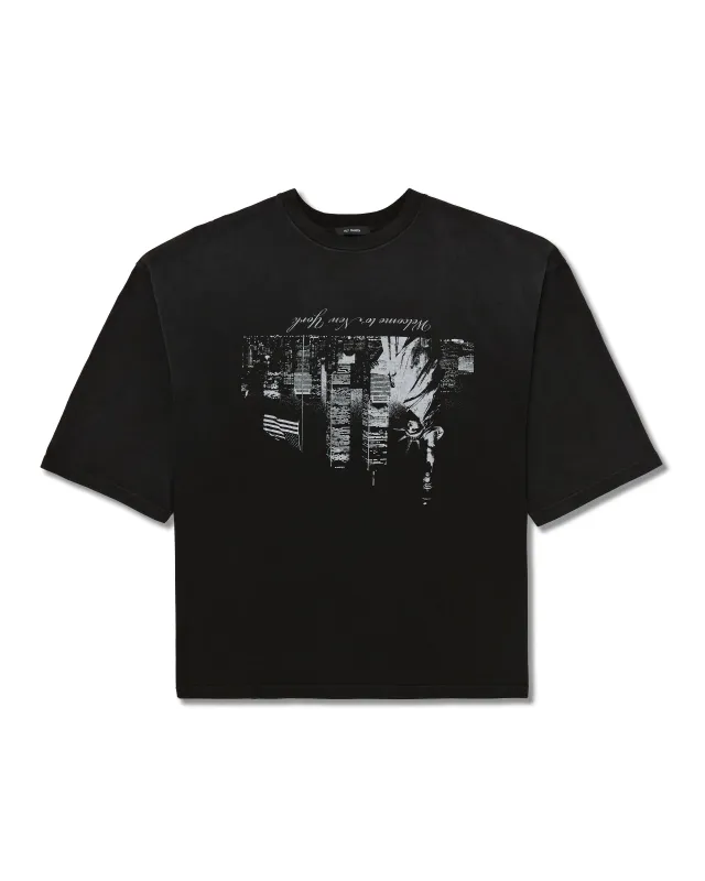 WELCOME TO NY BUFFALO TEE - BLACK sold by Willy Chavarria