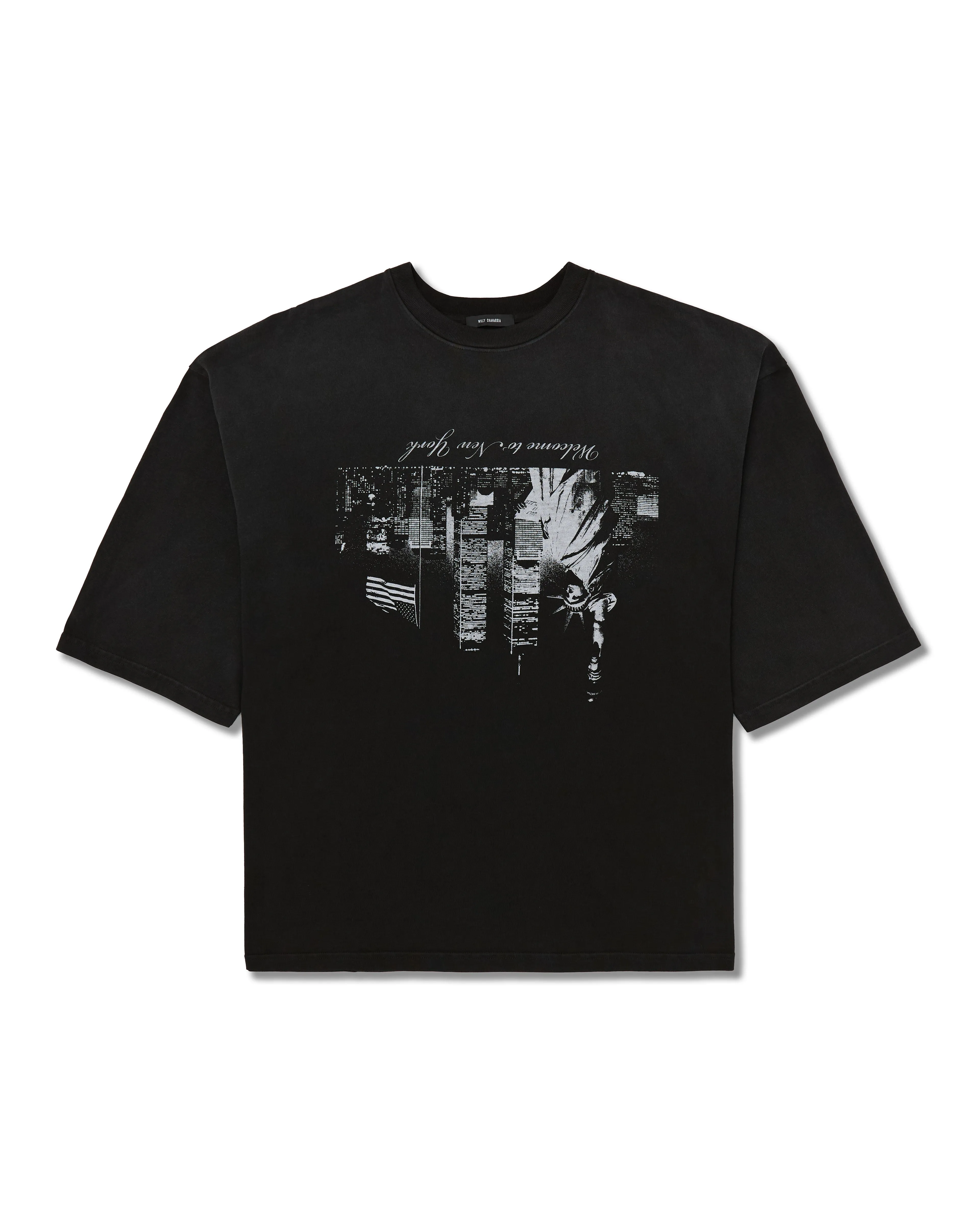 WELCOME TO NY BUFFALO TEE - BLACK sold by Willy Chavarria