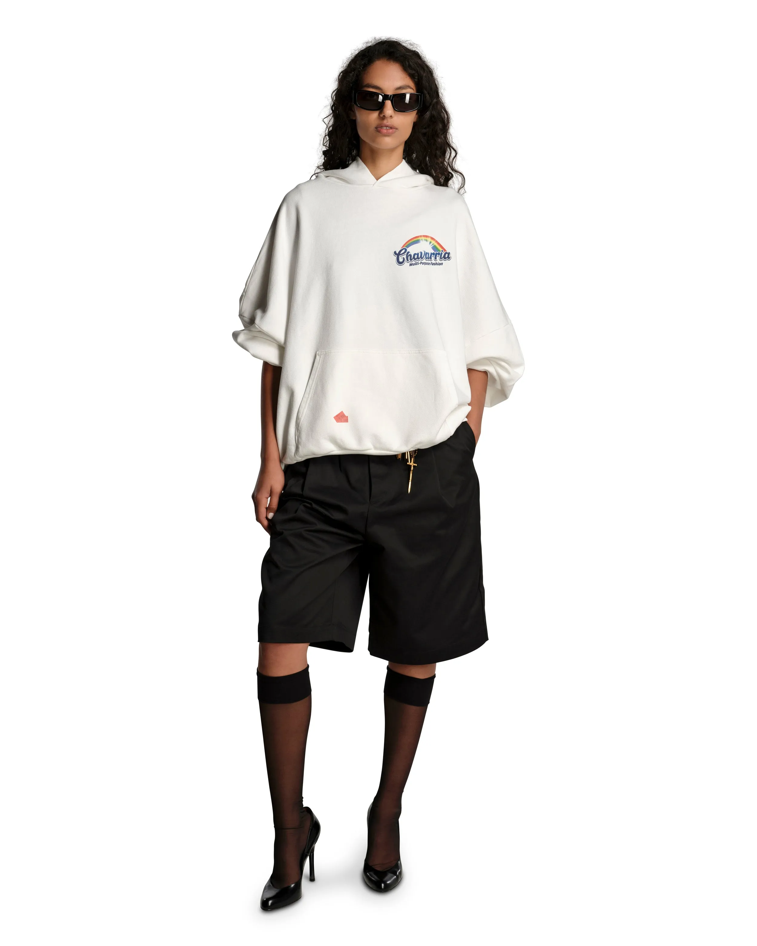 CLEAN & FRESH WILLY HOOLIGAN HOODIE - WHITE sold by Willy Chavarria product image thumbnail 4