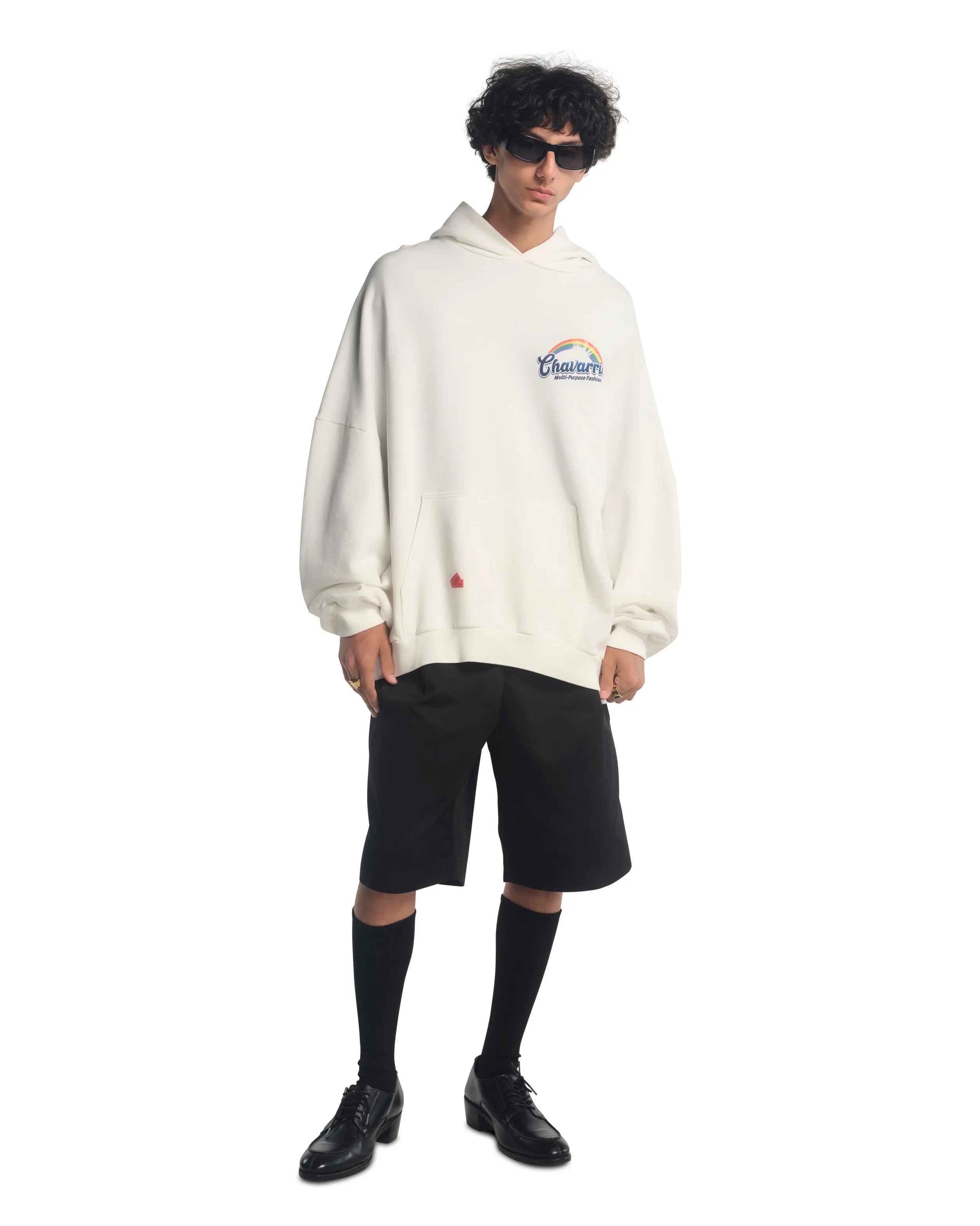 CLEAN & FRESH WILLY HOOLIGAN HOODIE - WHITE sold by Willy Chavarria product image thumbnail 3