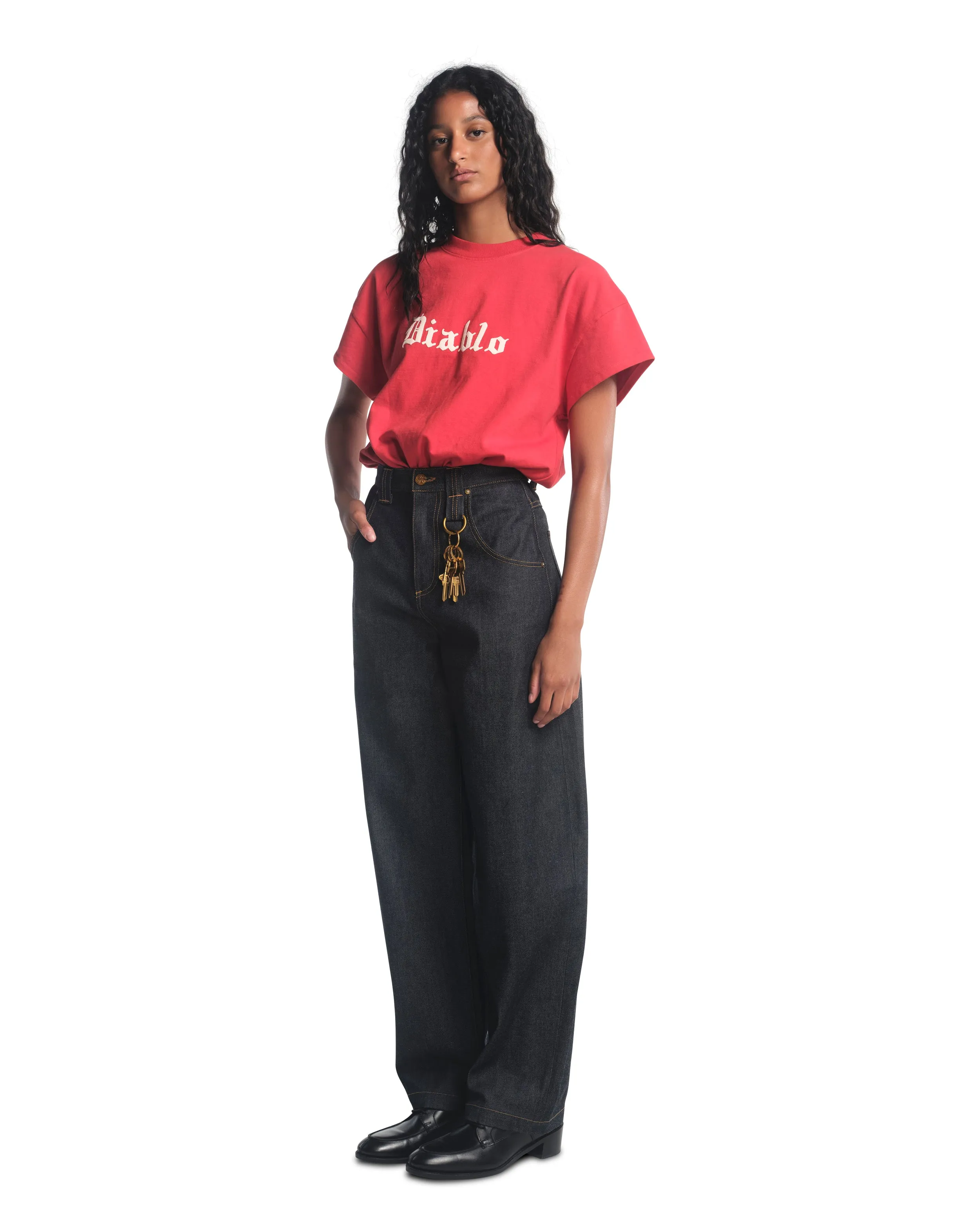 BAD GIRL JEAN - BLUE DENIM sold by Willy Chavarria product image thumbnail 4