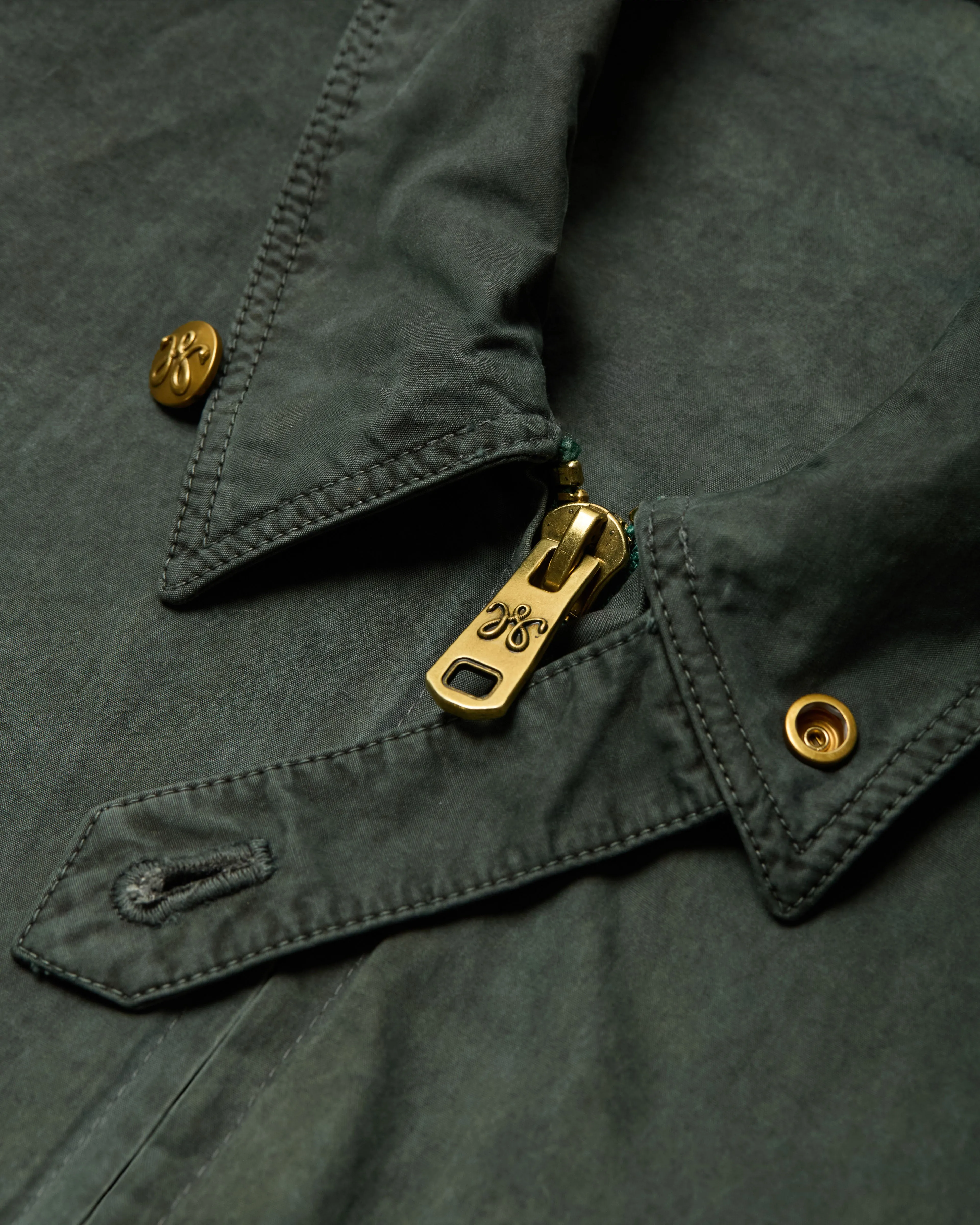 WASCO ZIP JACKET - GREEN sold by Willy Chavarria product image thumbnail 2