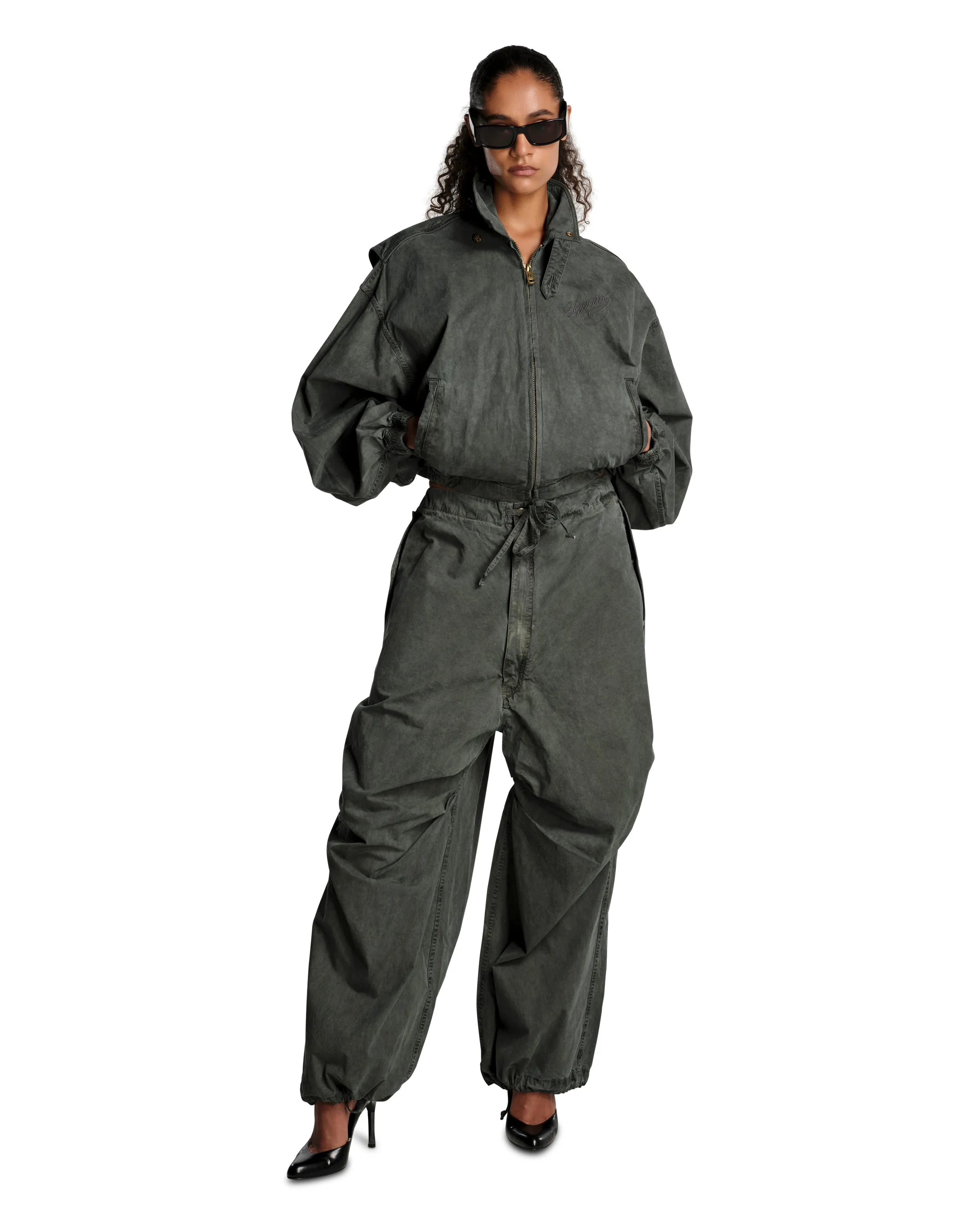 WASCO ZIP JACKET - GREEN sold by Willy Chavarria product image thumbnail 4