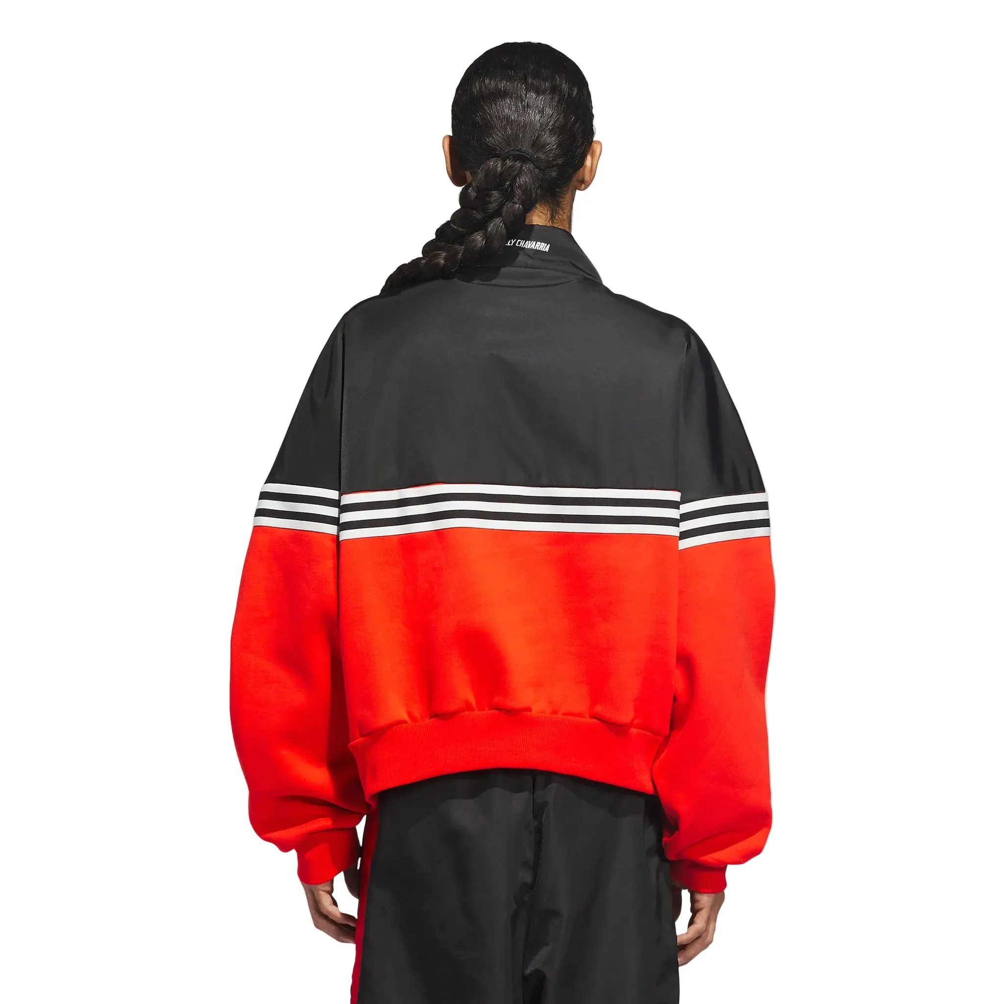 ADIDAS X WC HALFZIP PULLOVER-BLACK/RED sold by Willy Chavarria product image thumbnail 4
