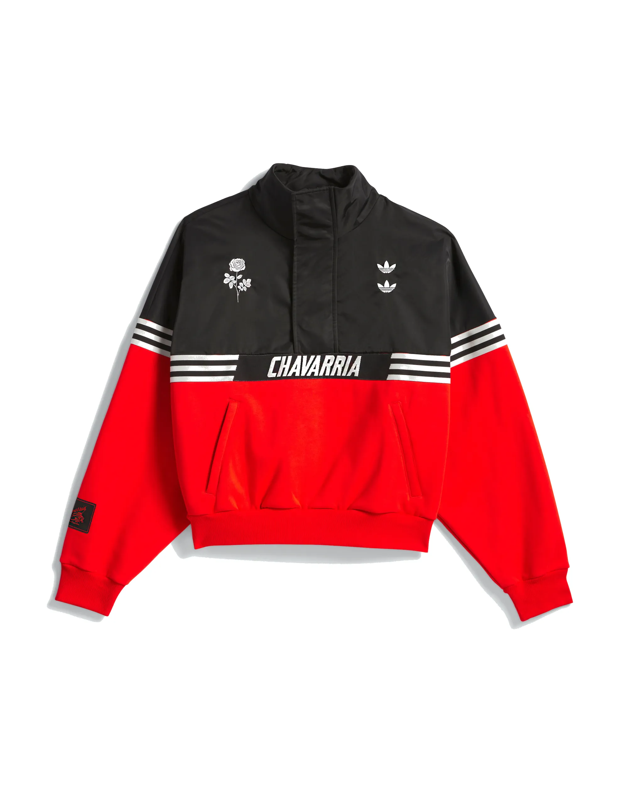 ADIDAS X WC HALFZIP PULLOVER-BLACK/RED sold by Willy Chavarria