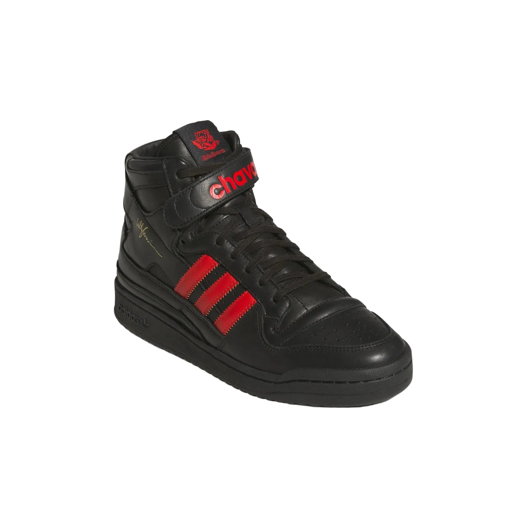 ADIDAS X WC FORUM HI-CORE BLACK/CORE BLACK/RED sold by Willy Chavarria product image thumbnail 2
