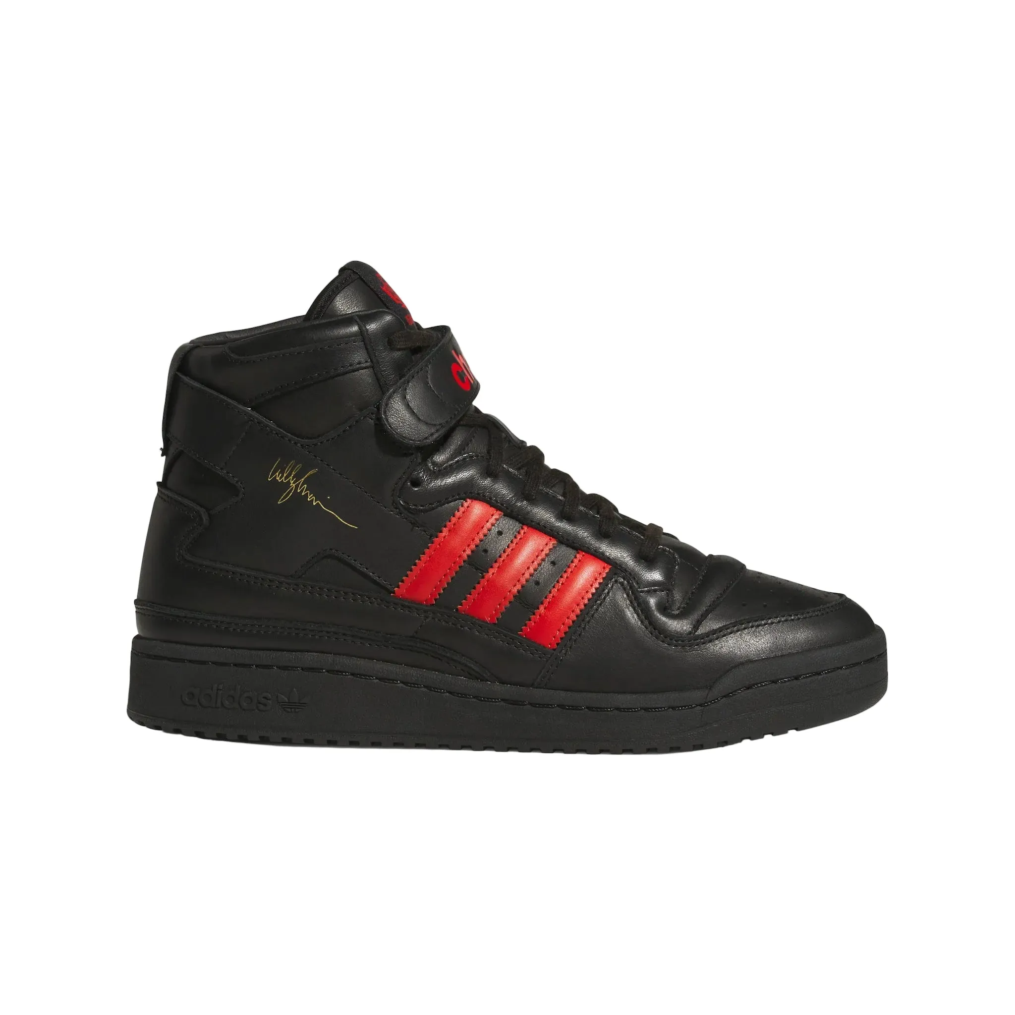 ADIDAS X WC FORUM HI-CORE BLACK/CORE BLACK/RED sold by Willy Chavarria
