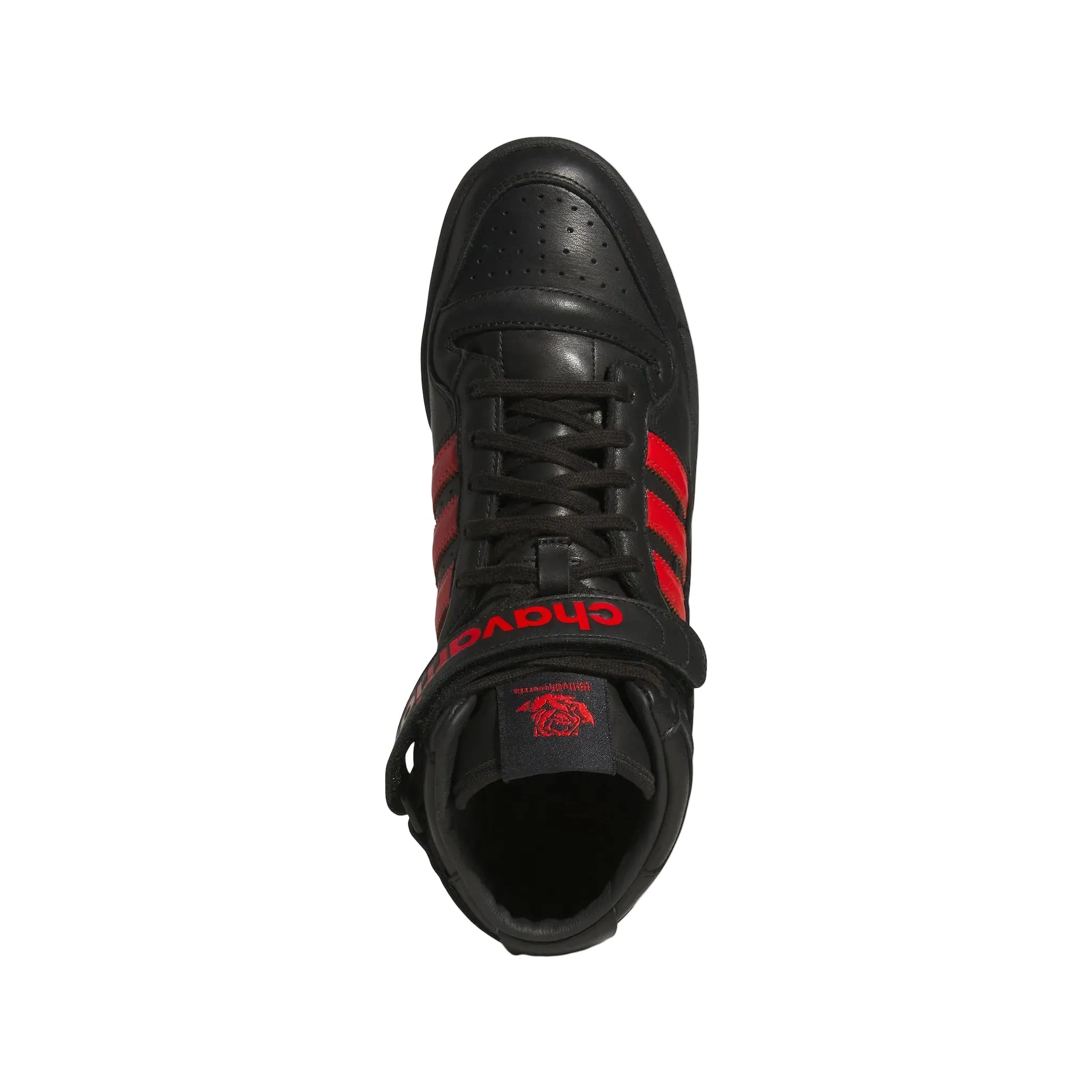 ADIDAS X WC FORUM HI-CORE BLACK/CORE BLACK/RED sold by Willy Chavarria product image thumbnail 4
