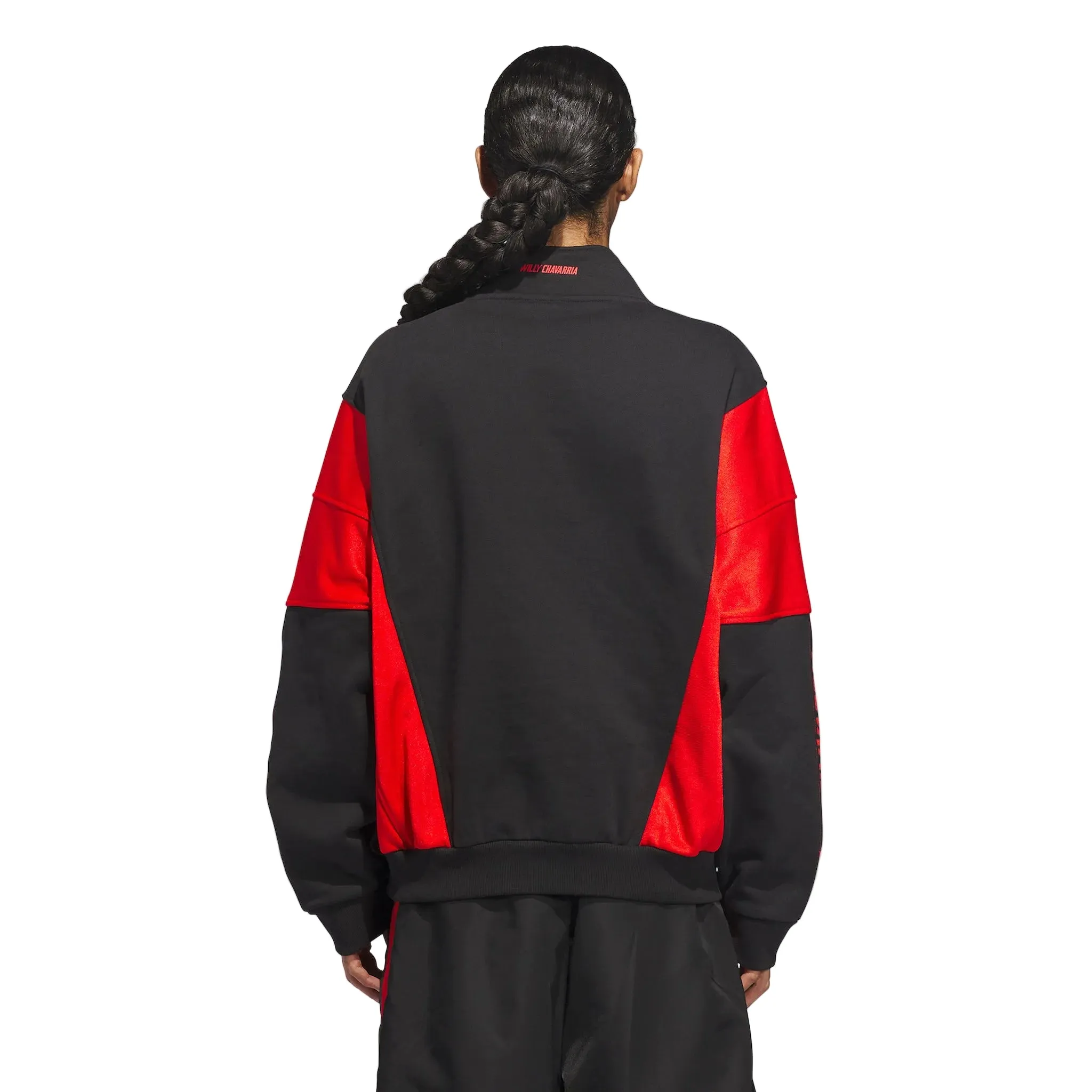 ADIDAS X WC WATSONVILLE MOCKNECK-BLACK/RED sold by Willy Chavarria product image thumbnail 4