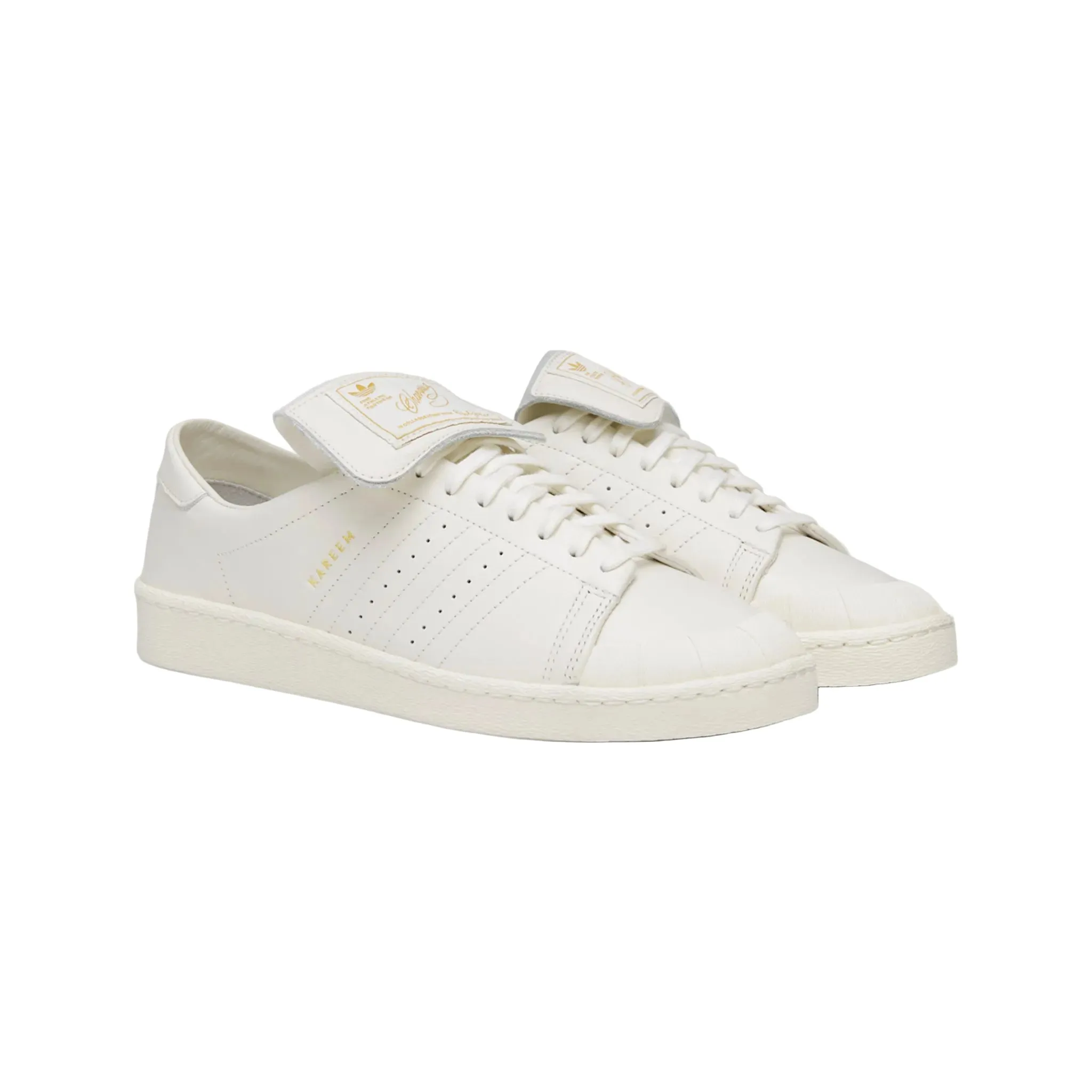 ADIDAS X WC JABBAR LOW SNEAKER - OFF WHITE/GOLD sold by Willy Chavarria product image thumbnail 2