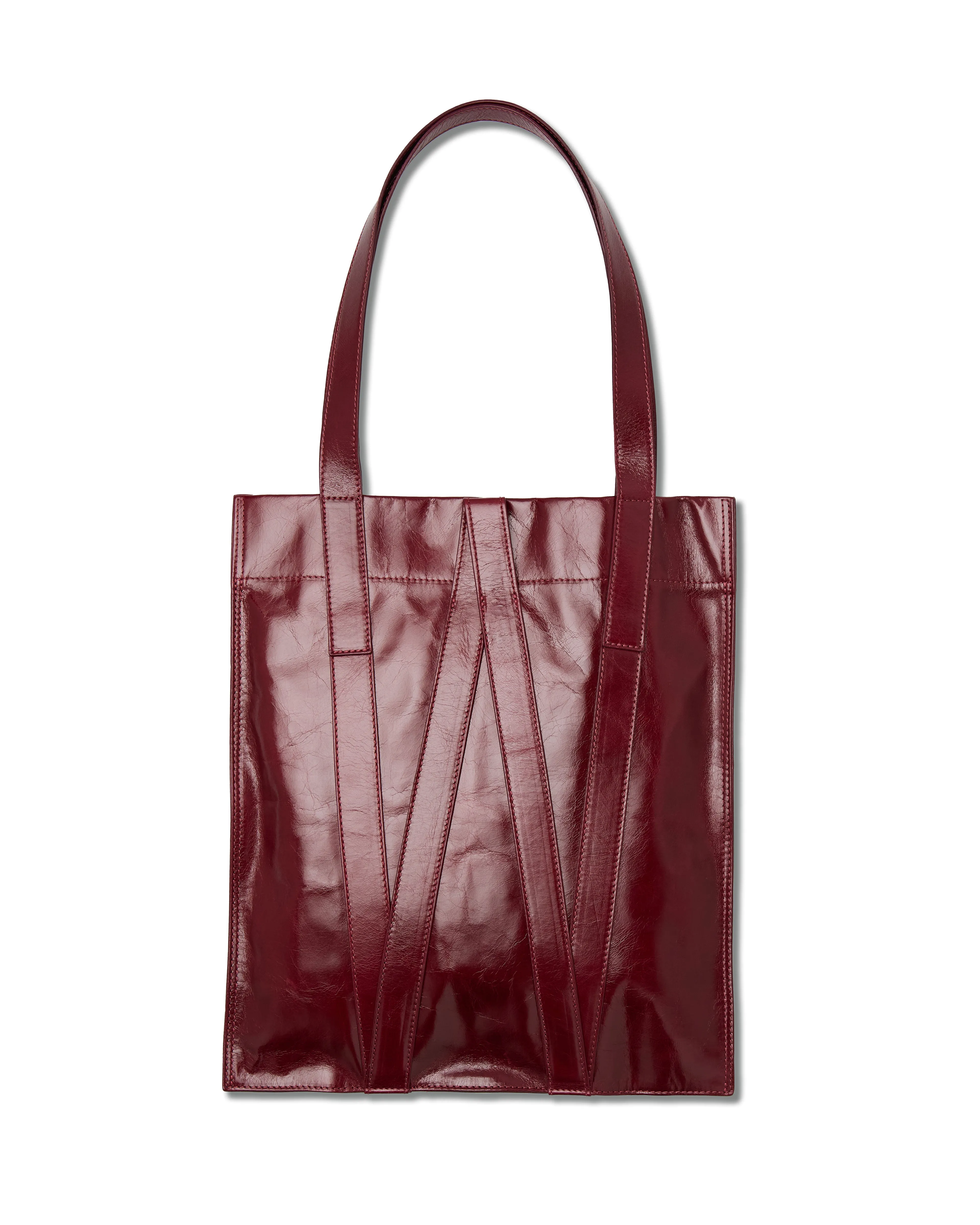 W TOTE BAG - BORDEAUX sold by Willy Chavarria product image thumbnail 2