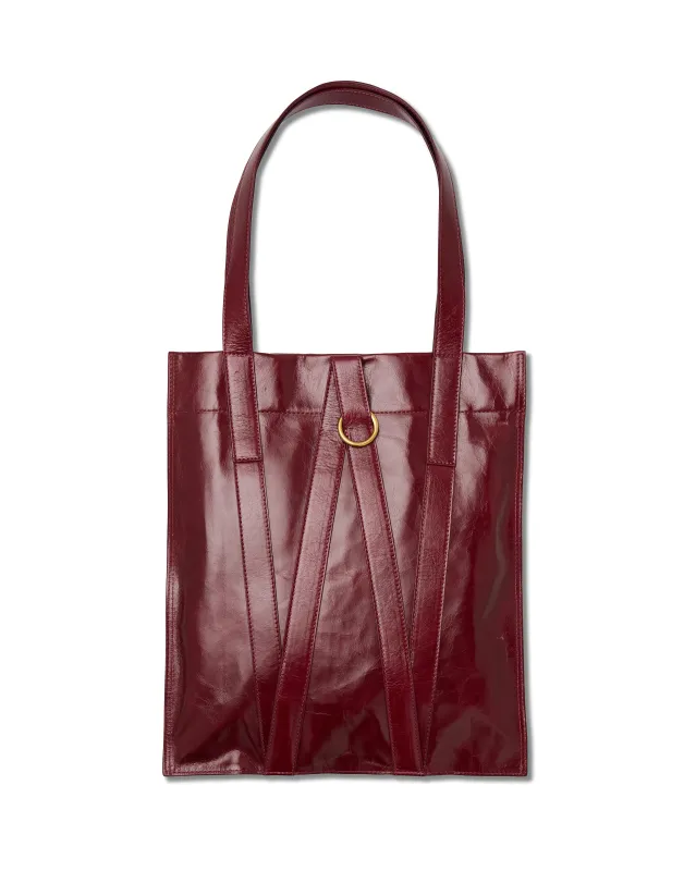 W TOTE BAG -  BORDEAUX sold by Willy Chavarria