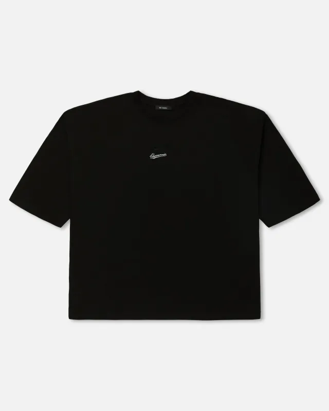 DOUBLE LOGO BUFFALO TEES - BLACK made by Willy Chavarria