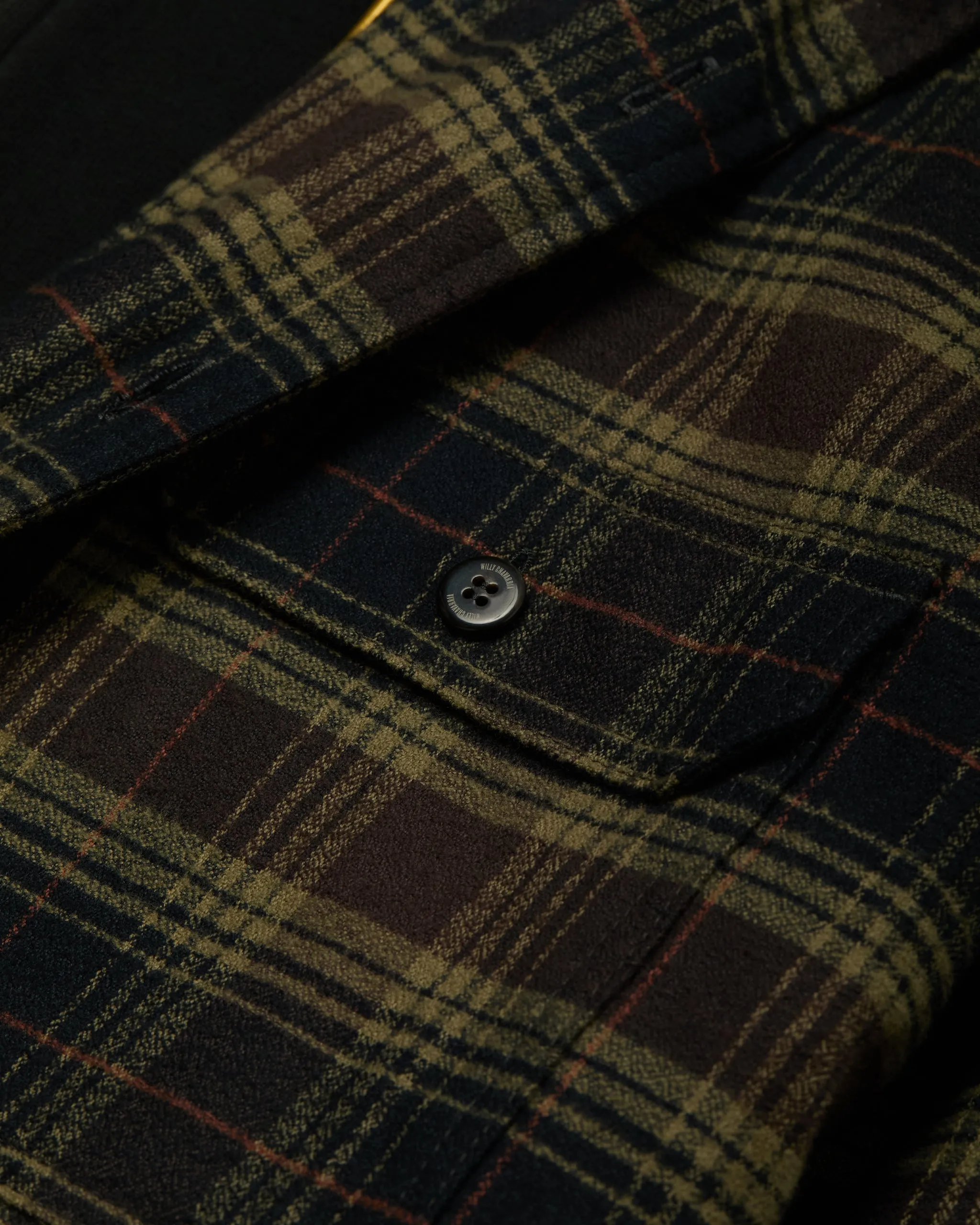 GANADERO OVERSHIRT - OLIVE sold by Willy Chavarria product image thumbnail 3