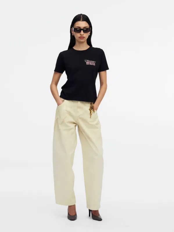 HOUSE OF STYLE RINGER TEE - BLACK BEAUTY made by Willy Chavarria