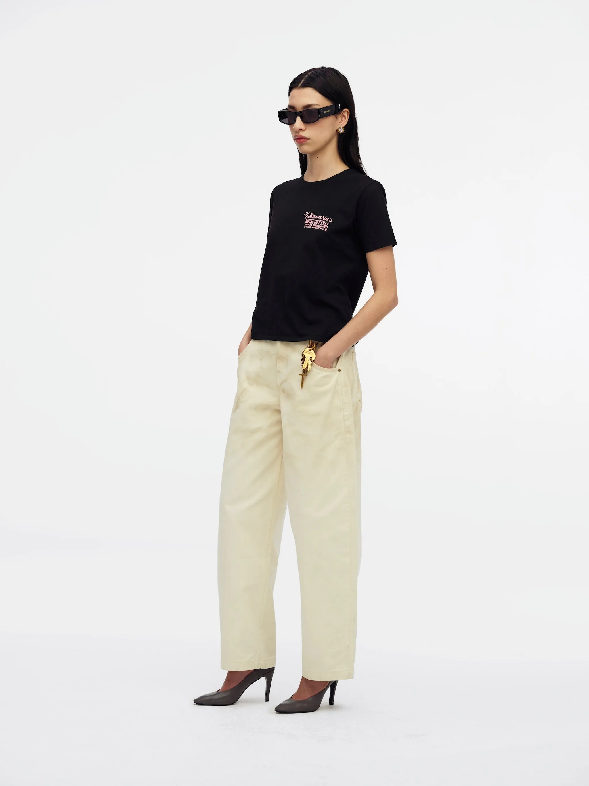 HOUSE OF STYLE RINGER TEE - BLACK BEAUTY sold by Willy Chavarria product image thumbnail 2