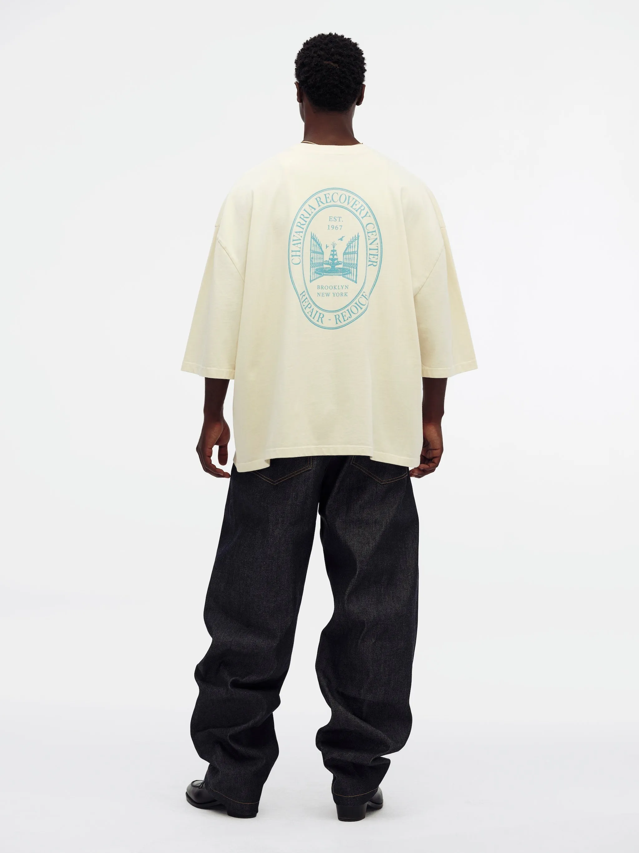 CHAVARRIA RECOVERY CENTER - BUFFALO TEE - MASA sold by Willy Chavarria product image thumbnail 4