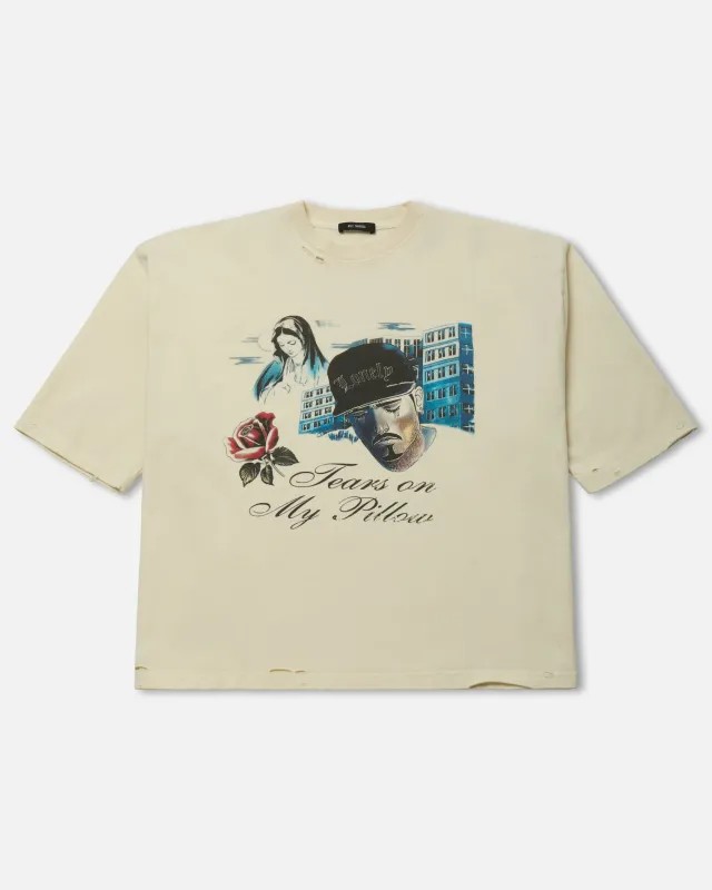 "TEARS IN MY PILLOW" - NORTHSIDER TEE - MASA made by Willy Chavarria