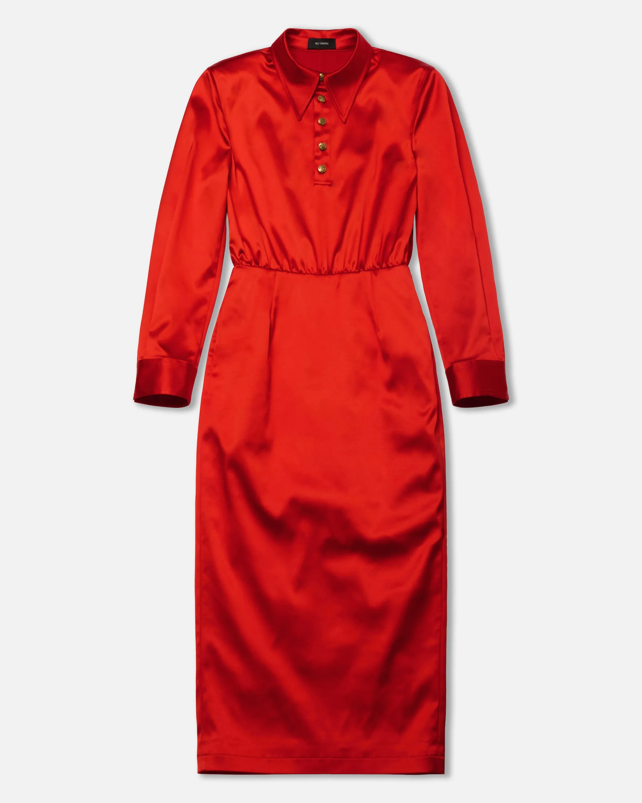 POLO DRESS - RED HOT sold by Willy Chavarria product image thumbnail 4